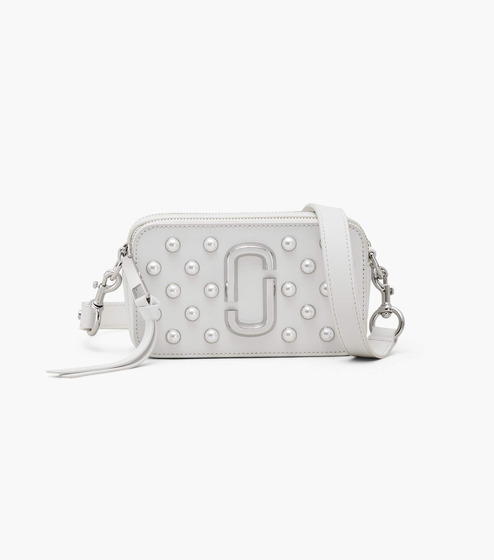 The Pearl Snapshot Bag in White