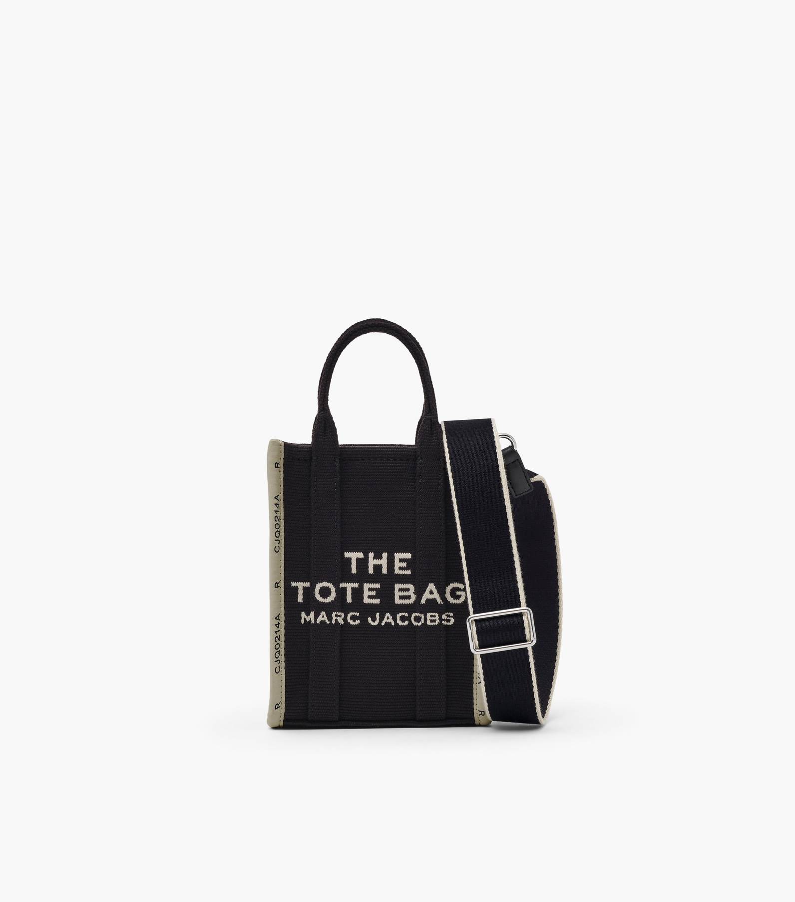 The Small canvas tote bag in black - Marc Jacobs