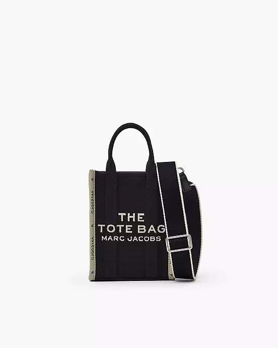 Snapshot DTM of Marc Jacobs - Rectangular multicolored bag with textile  shoulder strap and black logo for women