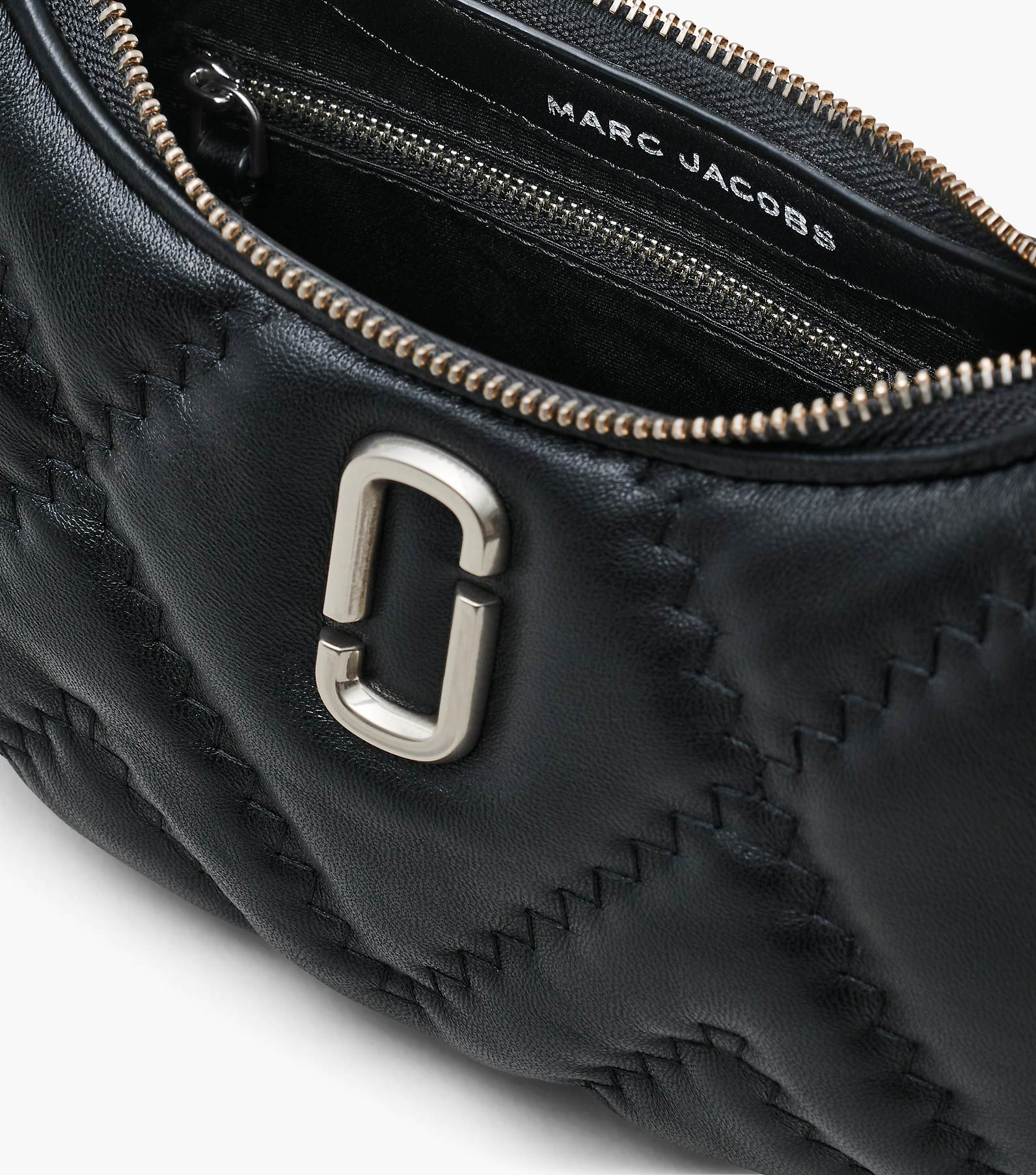 The Quilted Leather Curve Bag(null)