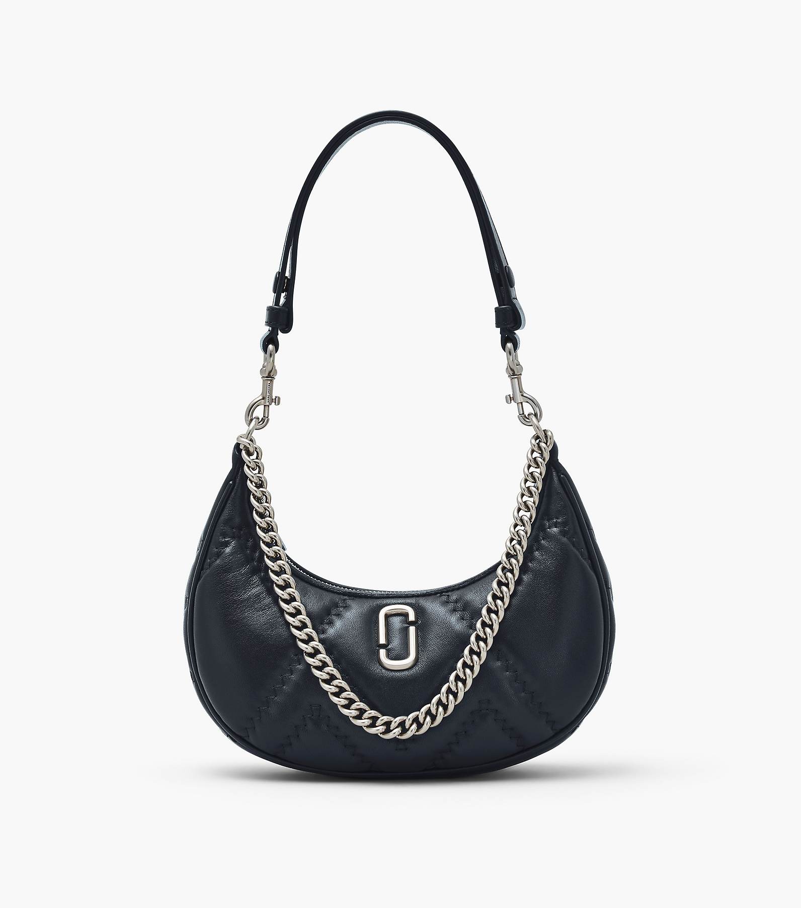 The Quilted Leather Curve Bag(null)