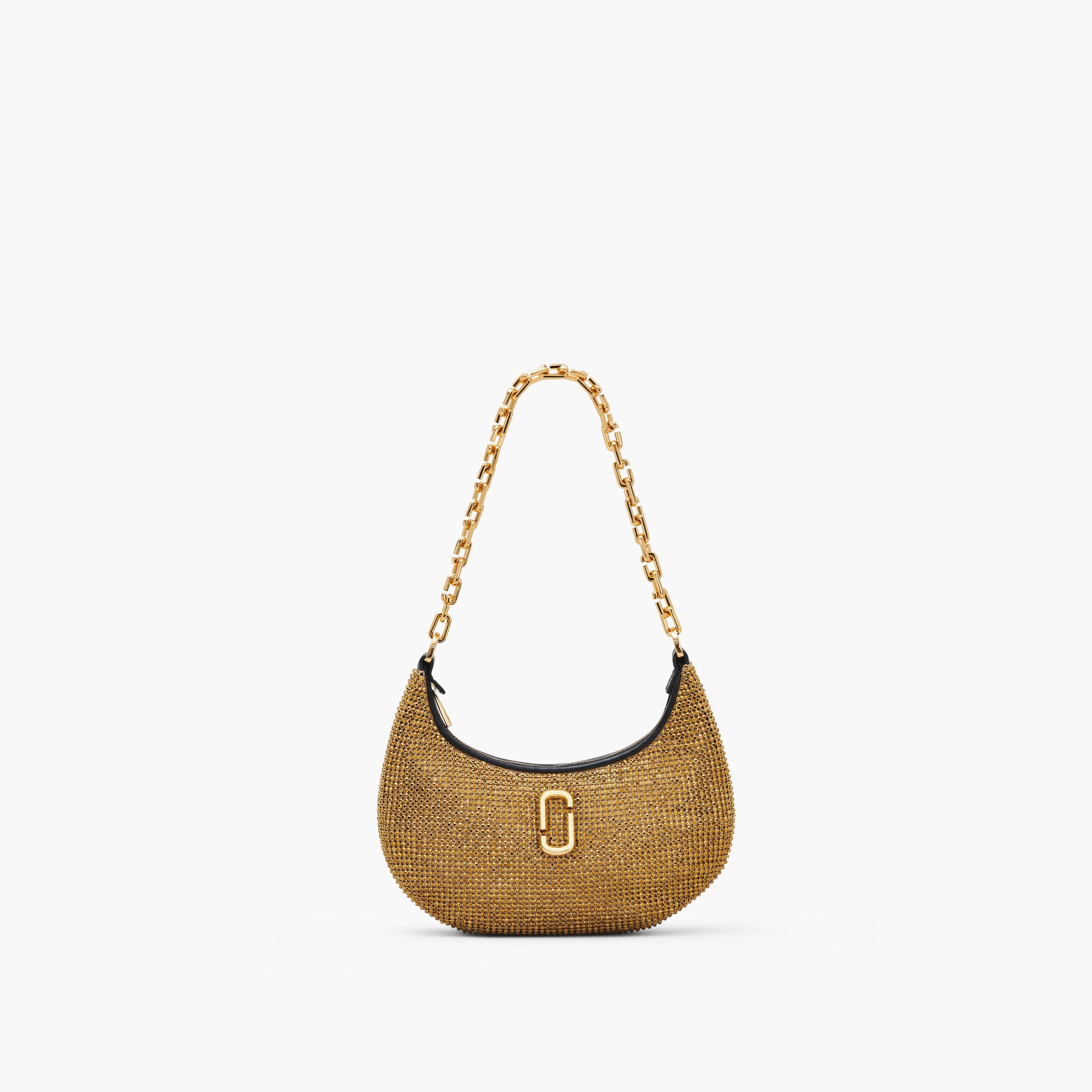 Marc by Marc jacobs The Rhinestone Curve Bag,GOLD