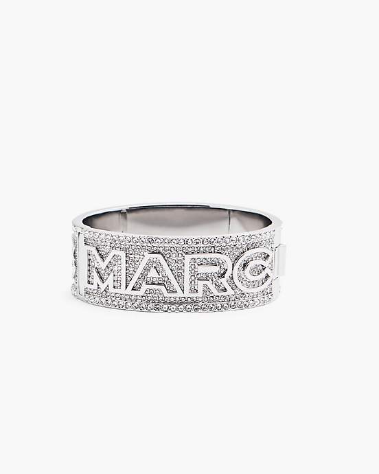 Marc Jacobs Silver Monogram Chain Link Bracelet