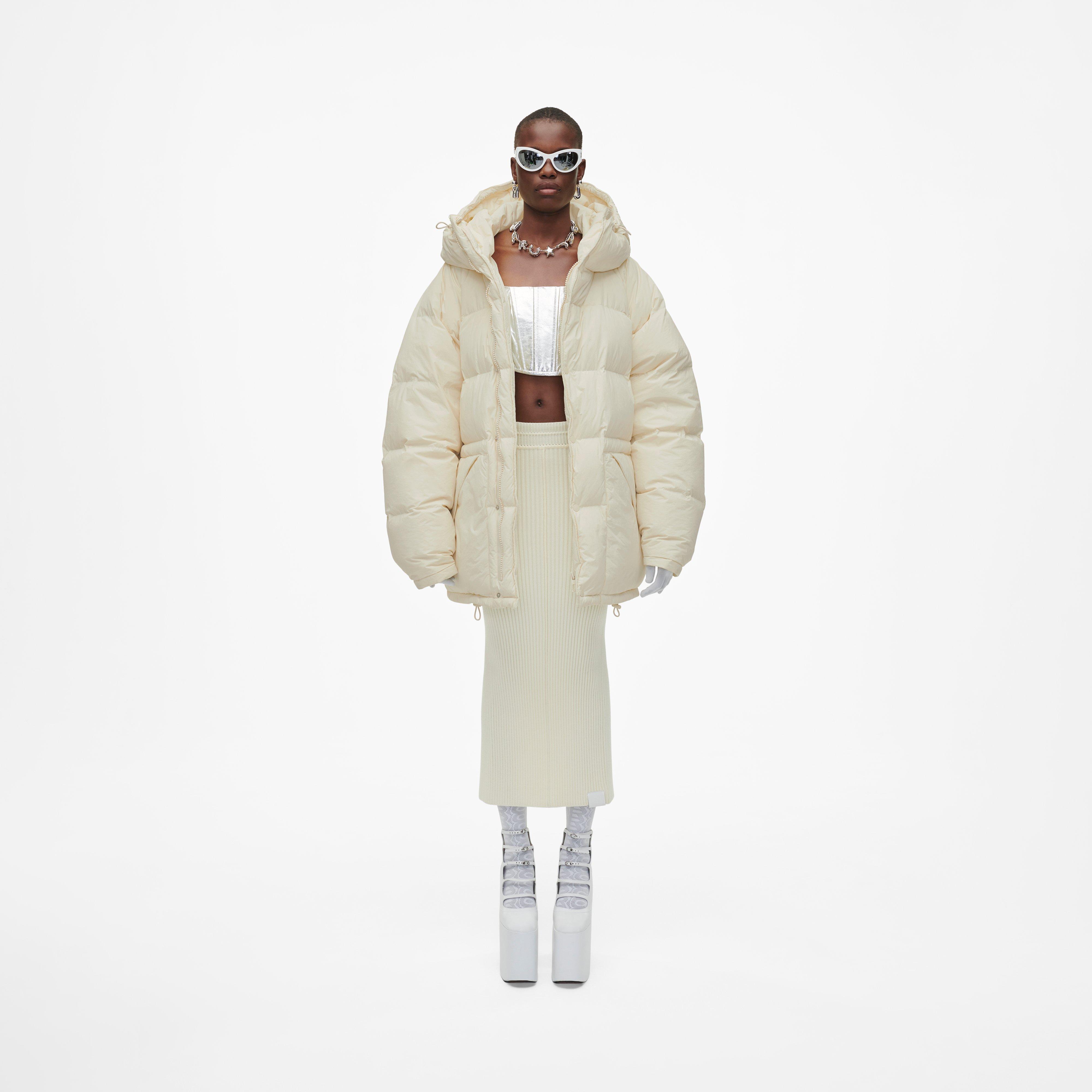 The Ribbed Tube Skirt - IVORY