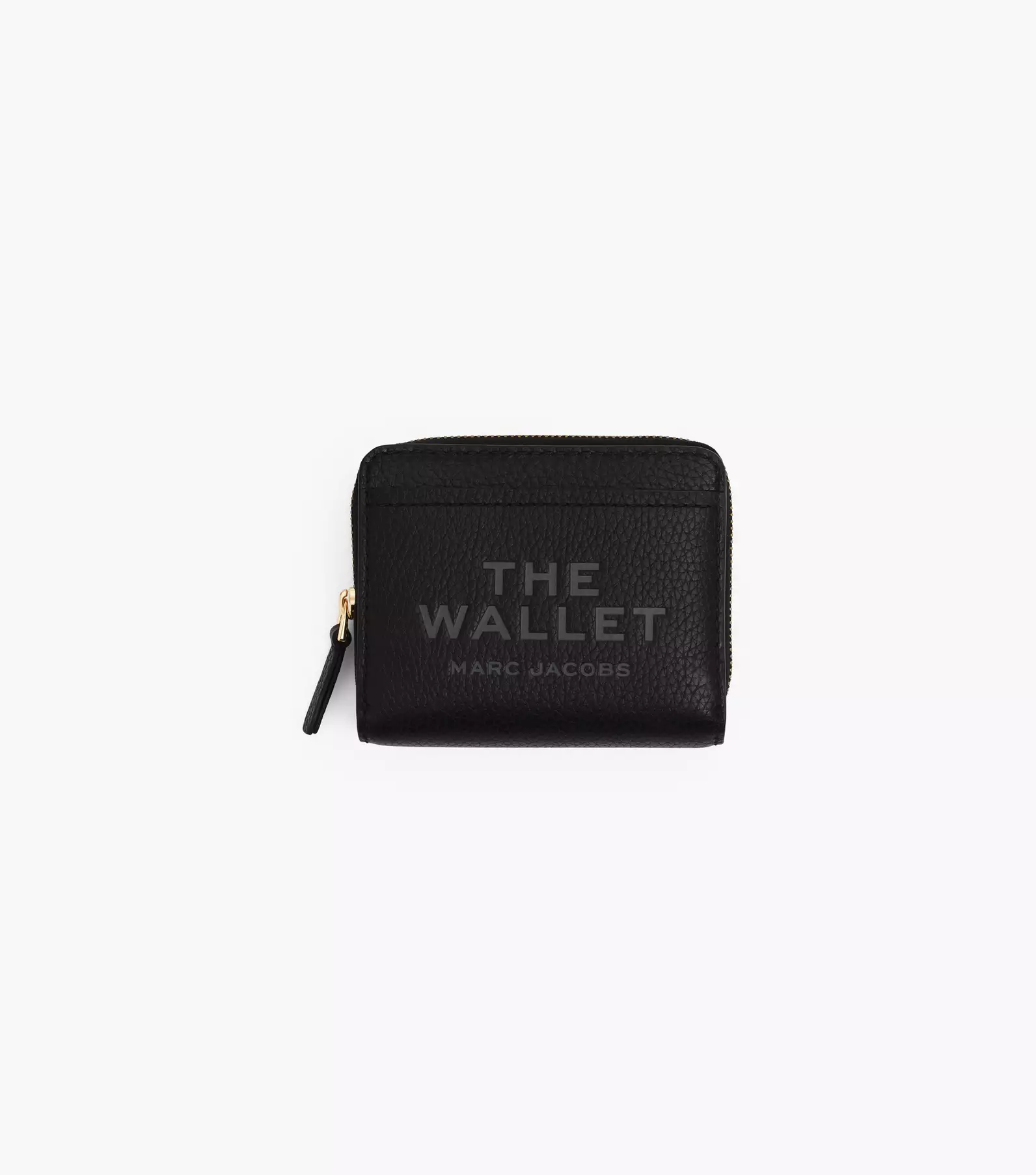 Marc Jacobs The Monogram Jacquard Mini Compact Wallet in Black