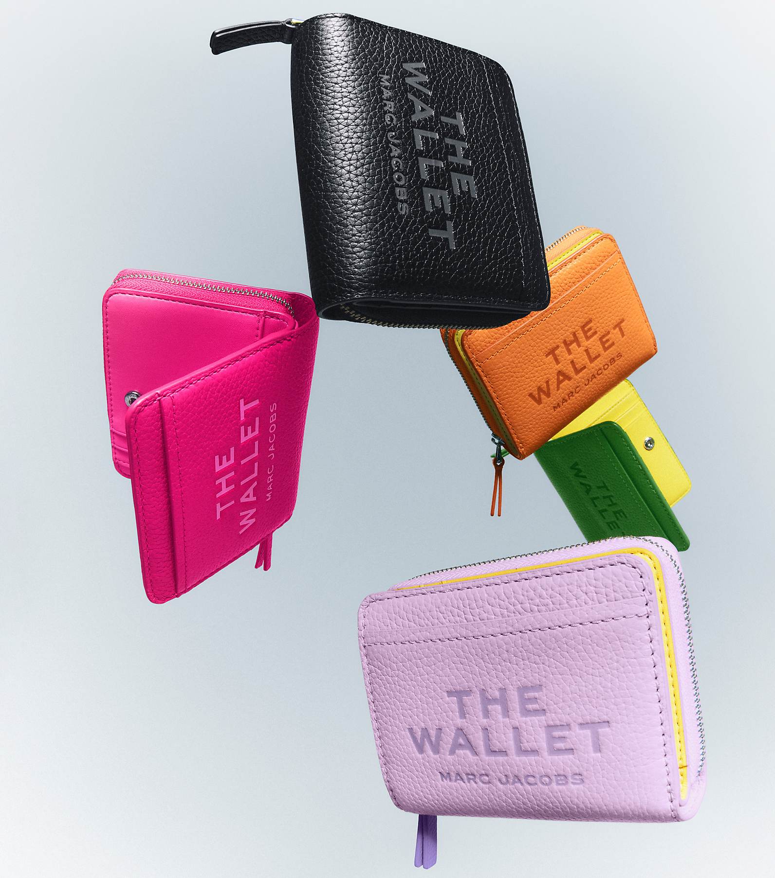 The Leather Mini Compact Wallet(null)