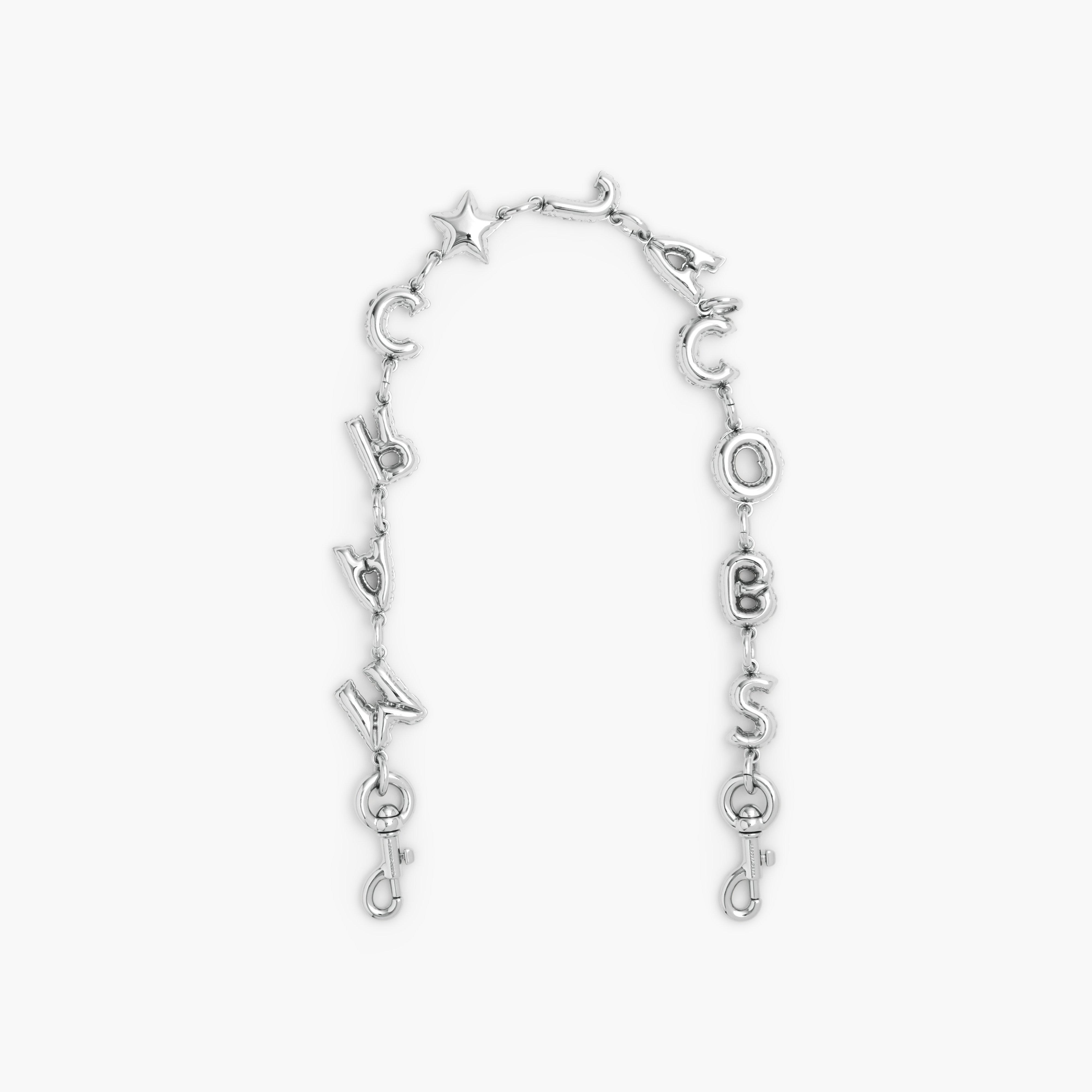 Marc by Marc jacobs The Bubble Chain Shoulder Strap,NICKEL