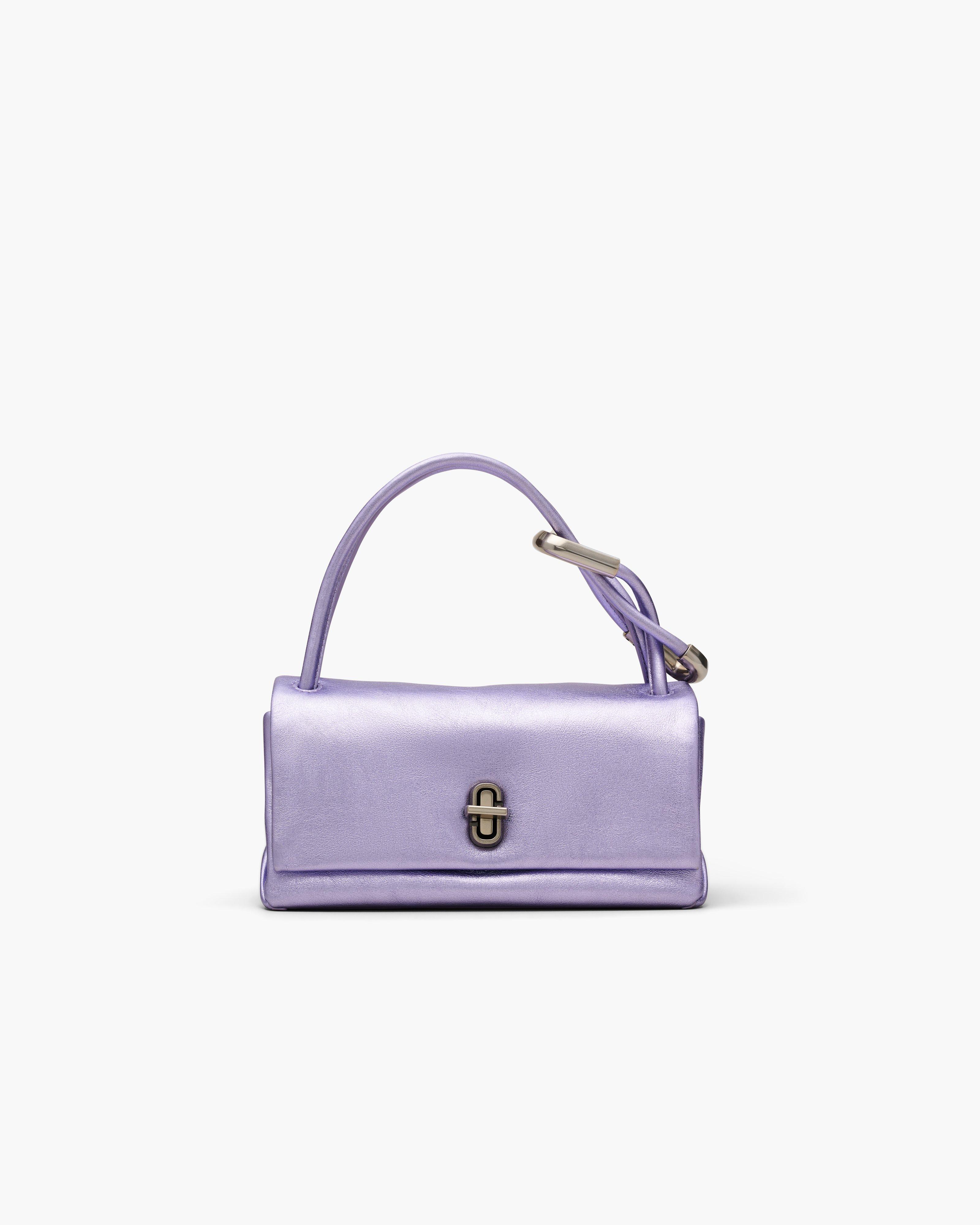 MARC JACOBS Marc Jacobs The Metallic Mini Dual Bag in Lilac