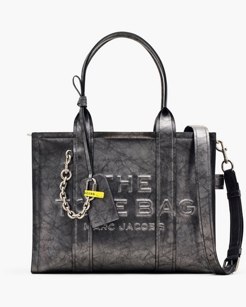 The Metallic Distressed Large Tote Bag | Marc Jacobs