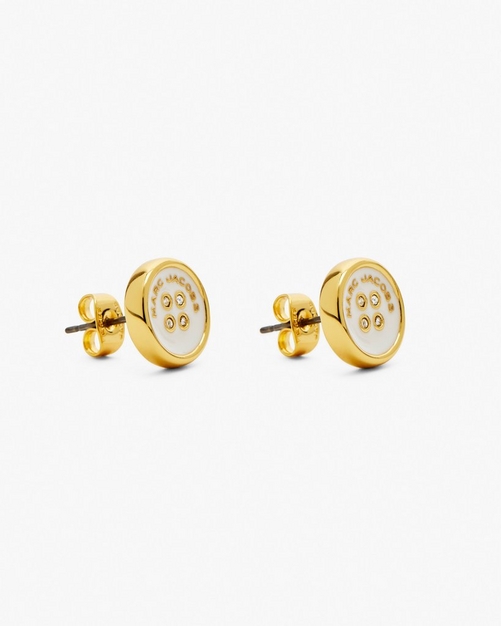 The Button Stud Earrings