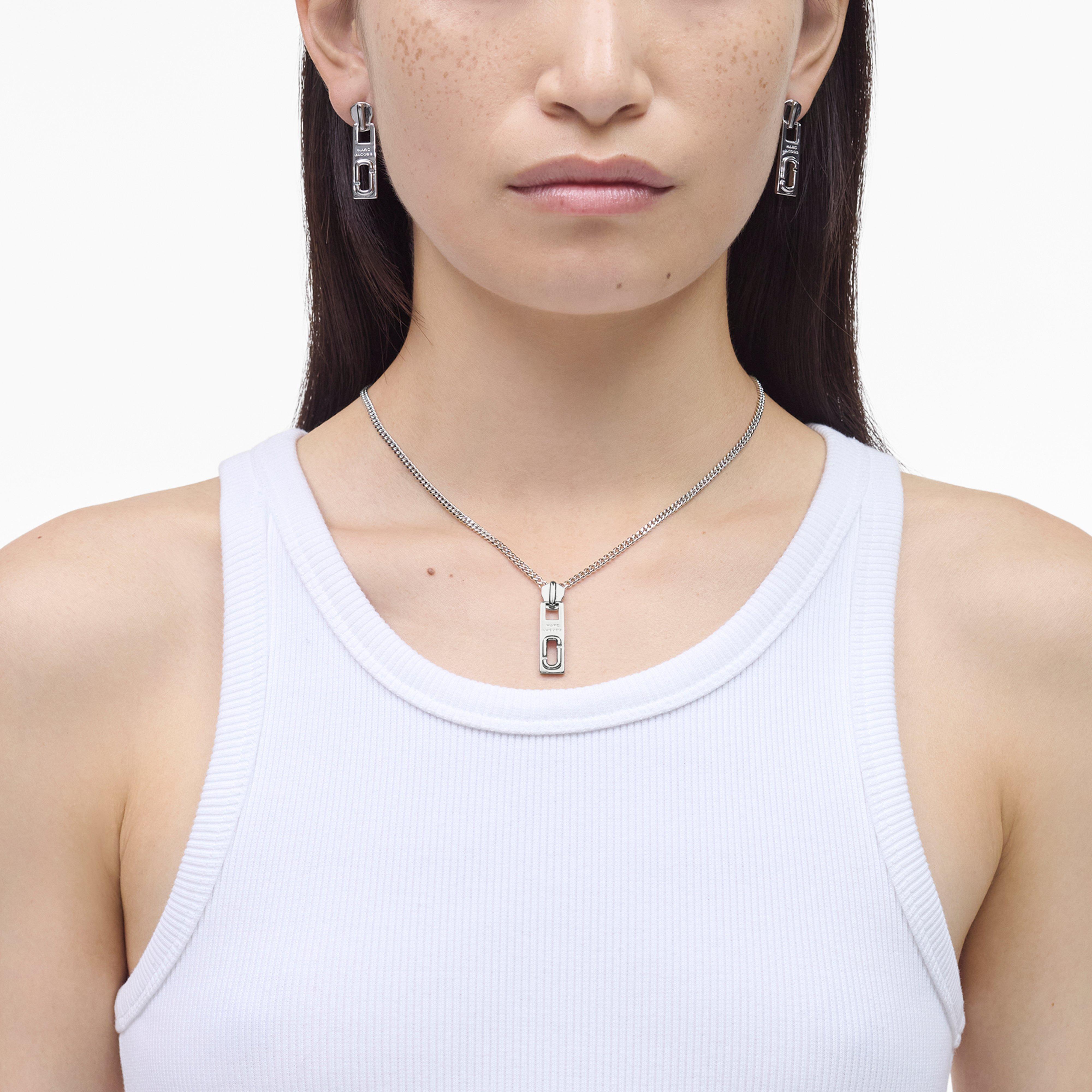 オンライン先行発売〕 J マーク ジッパー ペンダント ネックレス  