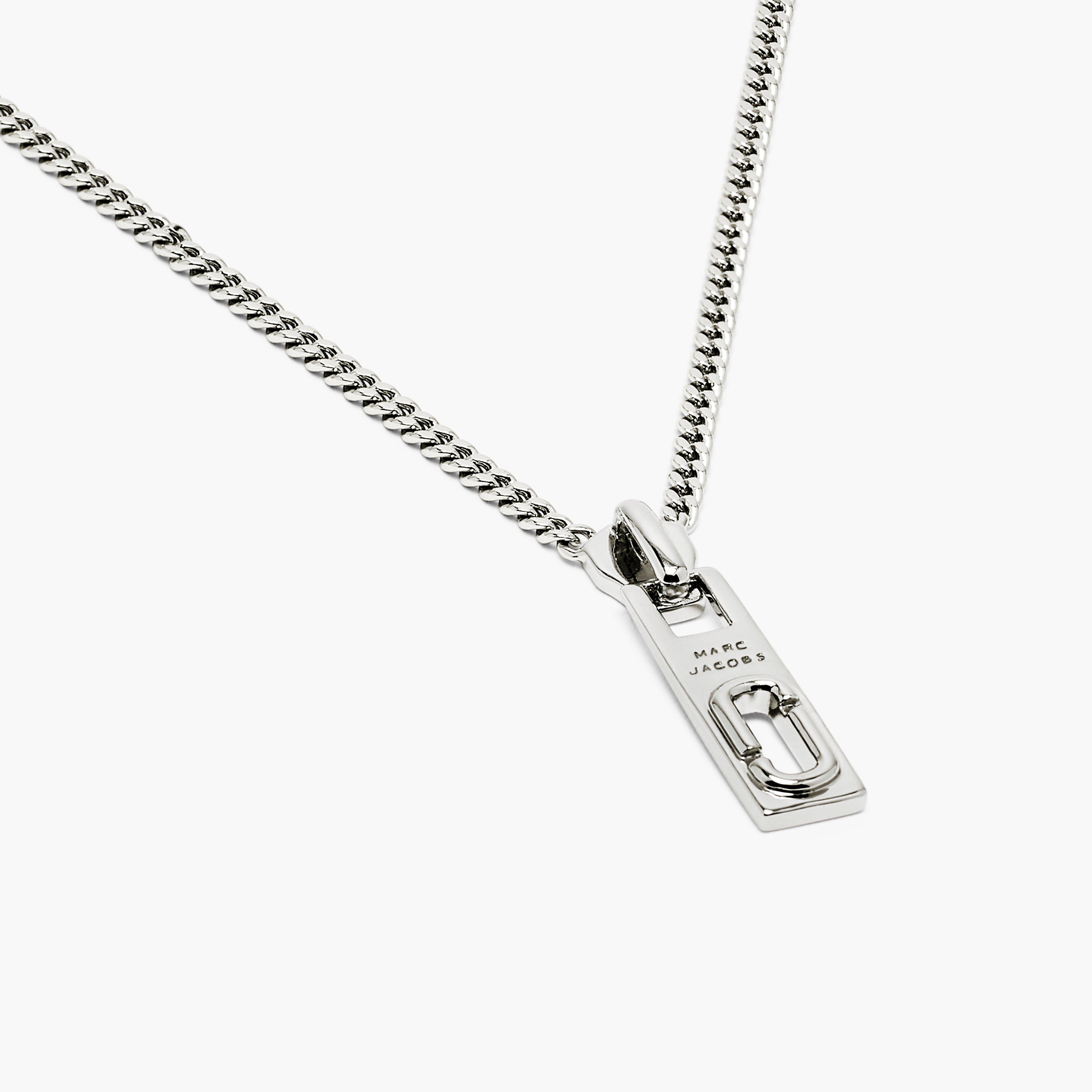 オンライン先行発売〕 J マーク ジッパー ペンダント ネックレス  