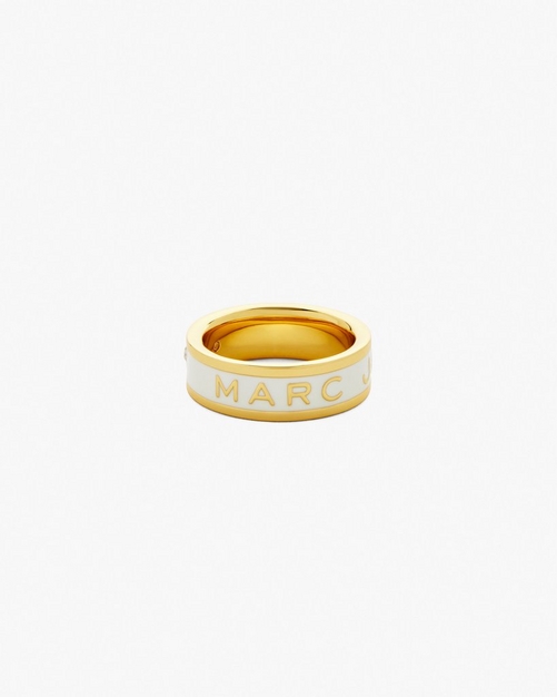 Marc jacobs enamel logo disc ring clearance