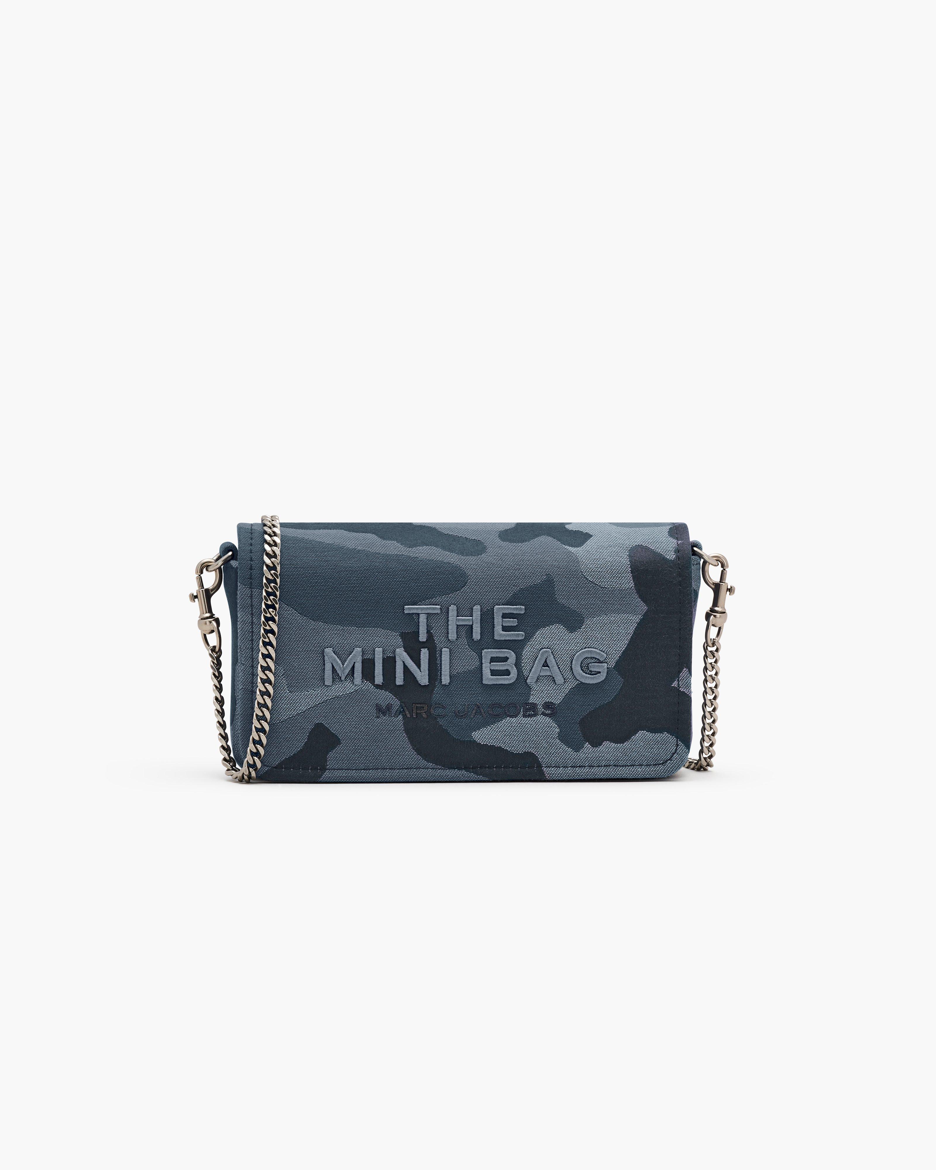 MARC JACOBS Marc Jacobs The Camo Jacquard Chain Mini Bag in Blue Multi