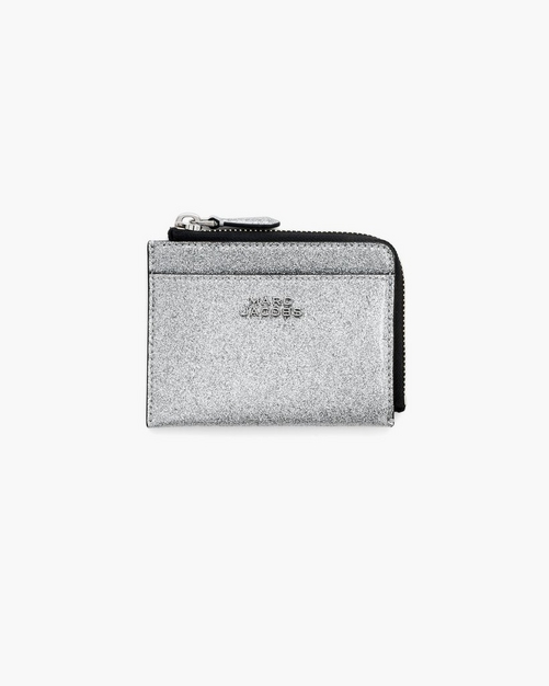 The Coated Glitter Everyday Top Zip Wallet | Marc Jacobs