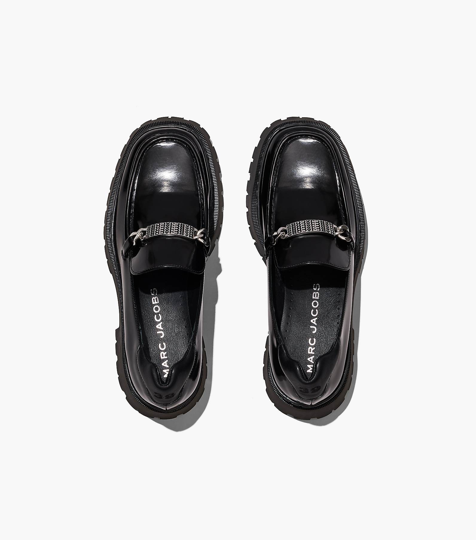 The Leather Barcode Monogram Loafer | Marc Jacobs | Official Site