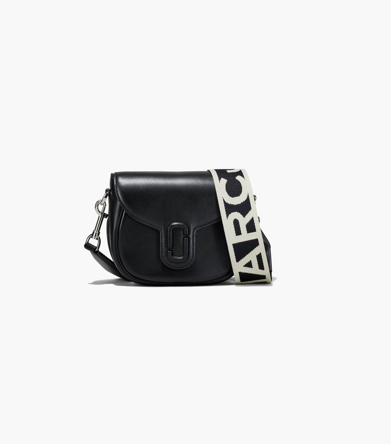 THE LEATHER COVERED J MARC SADDLE BAG SMALL