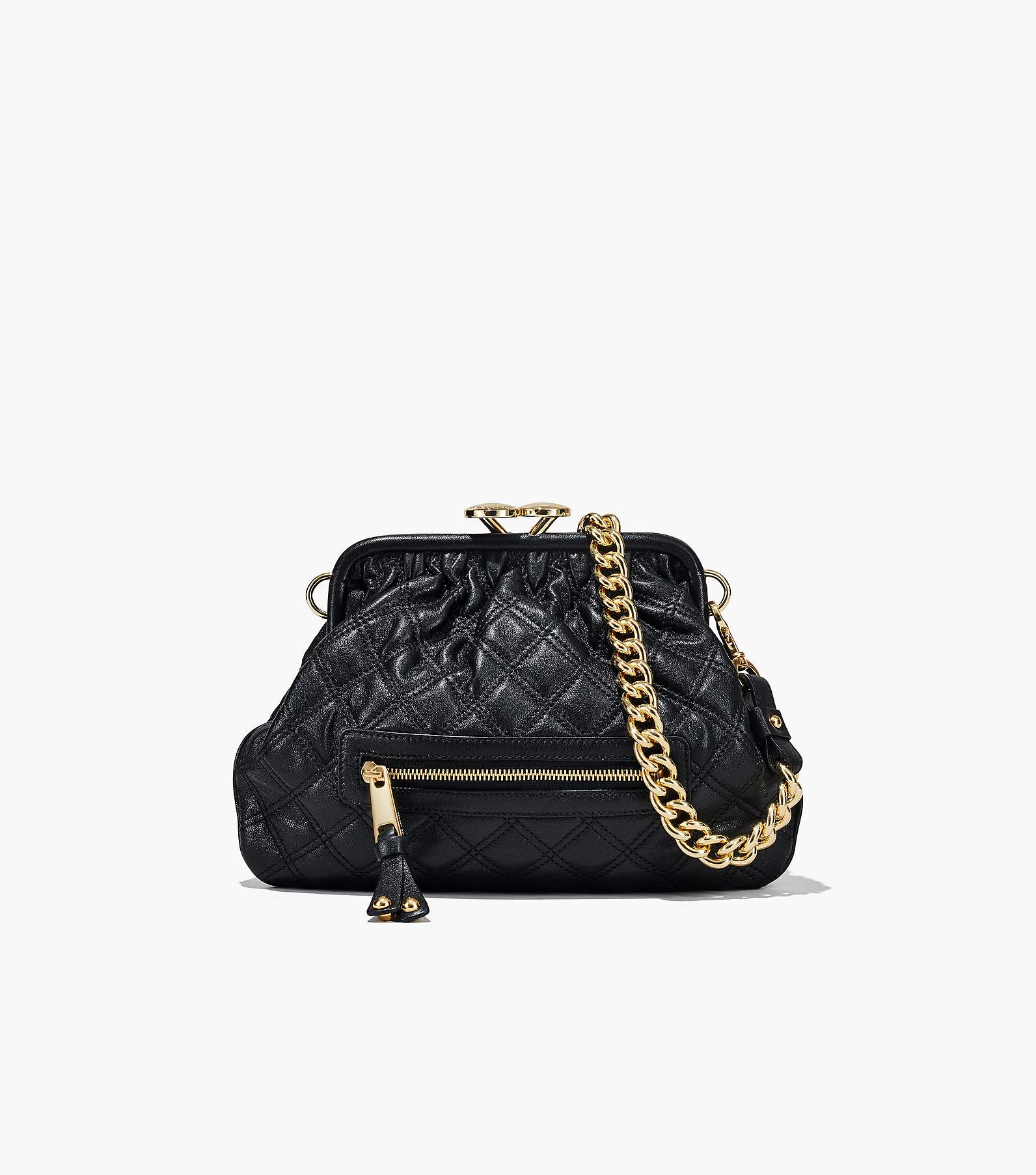 Marc Jacobs Re-edition Quilted Leather Stam Bag in Metallic