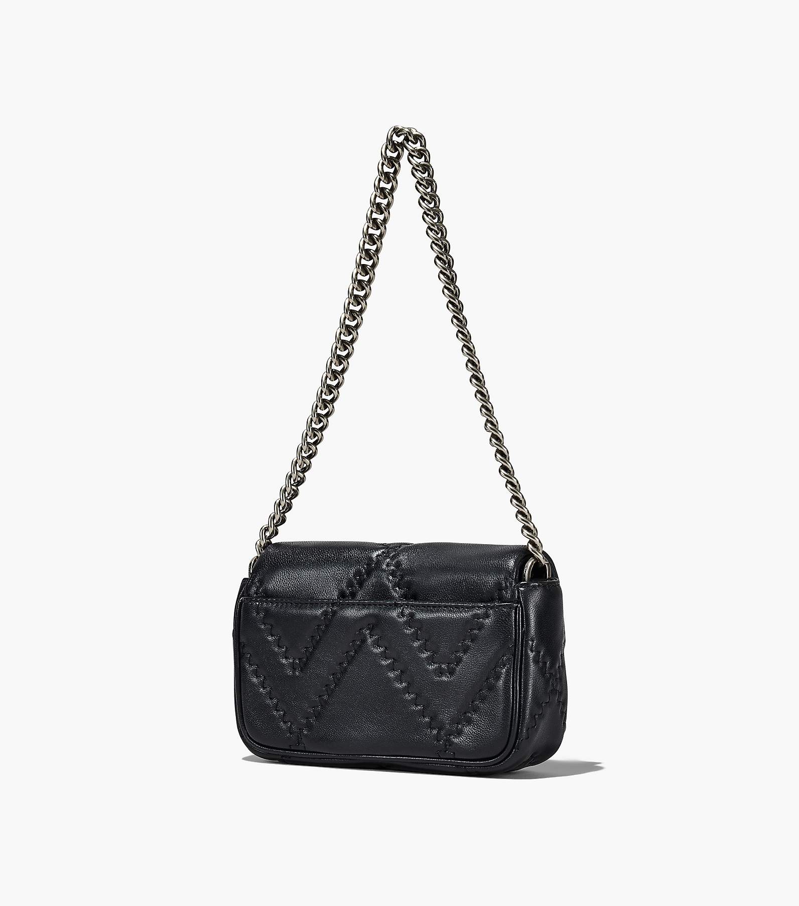 f77 CHANEL Authentic Mini Square Small Chain Shoulder Bag Crossbody Black  Quilt