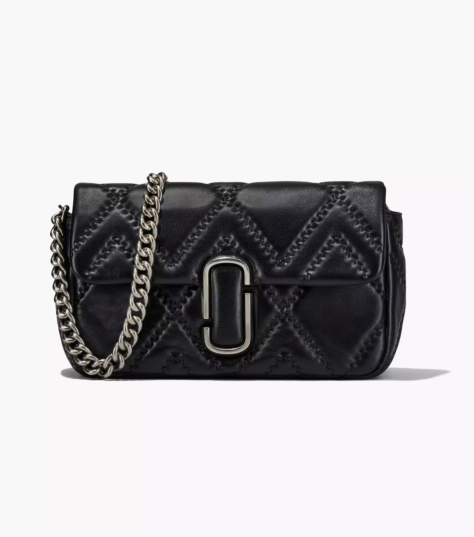 The Large Leather Tote Bag in Black - Marc Jacobs