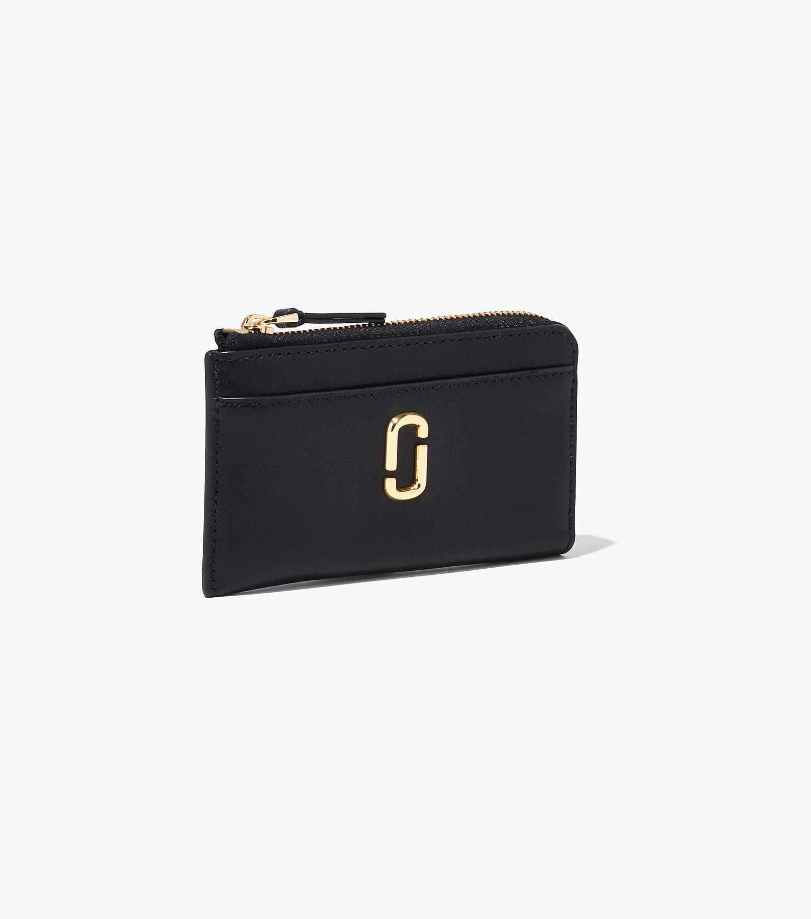 Marc Jacobs The Snapshot Dtm Top-zip Multi Wallet In Black