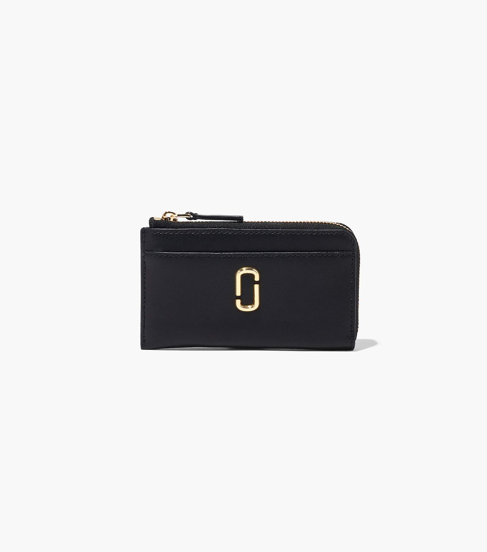 Marc Jacobs The Utility Snapshot Dtm Black Leather Top Zip Multi Wallet