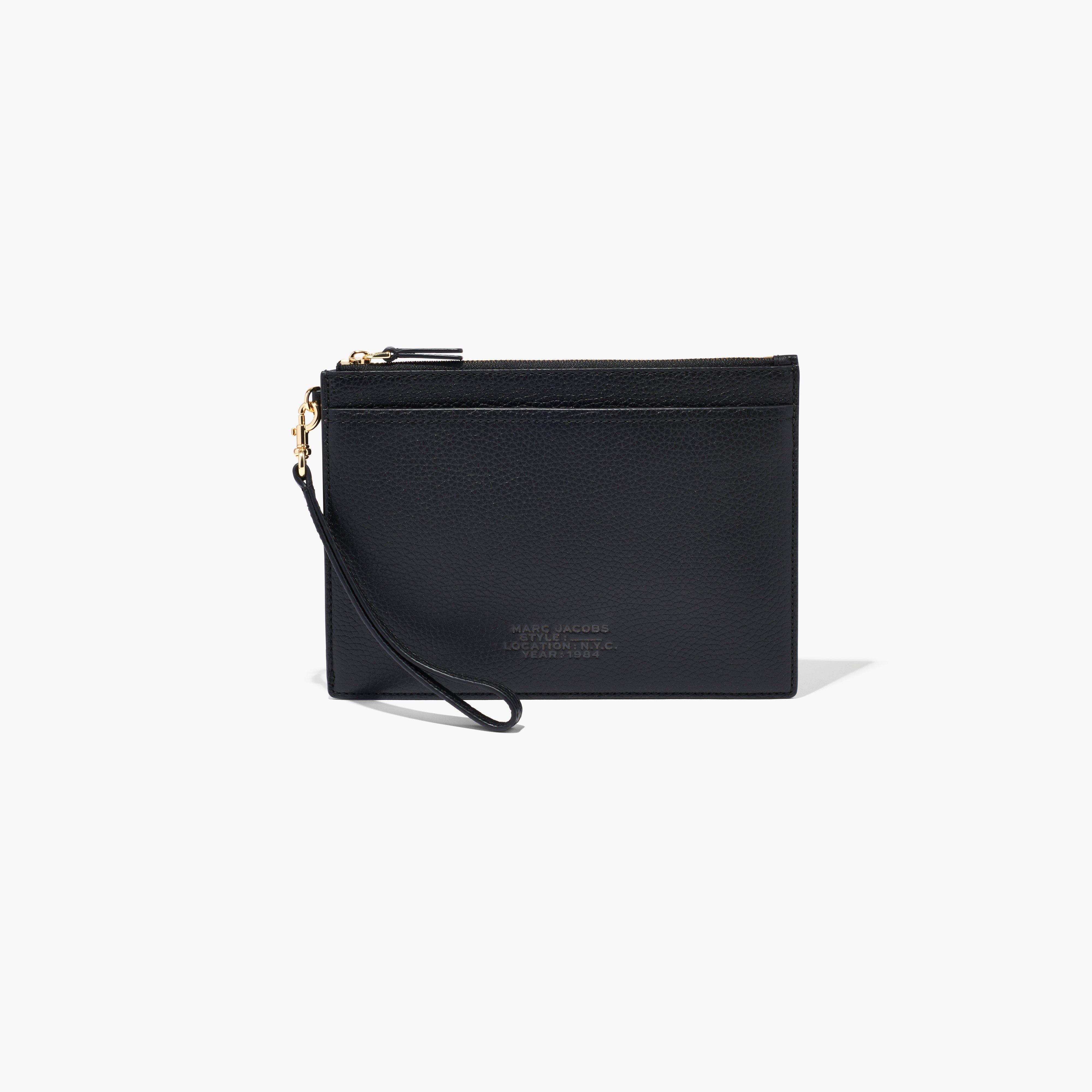 The Monogram Leather Top Zip Wristlet | Marc Jacobs | Official Site 