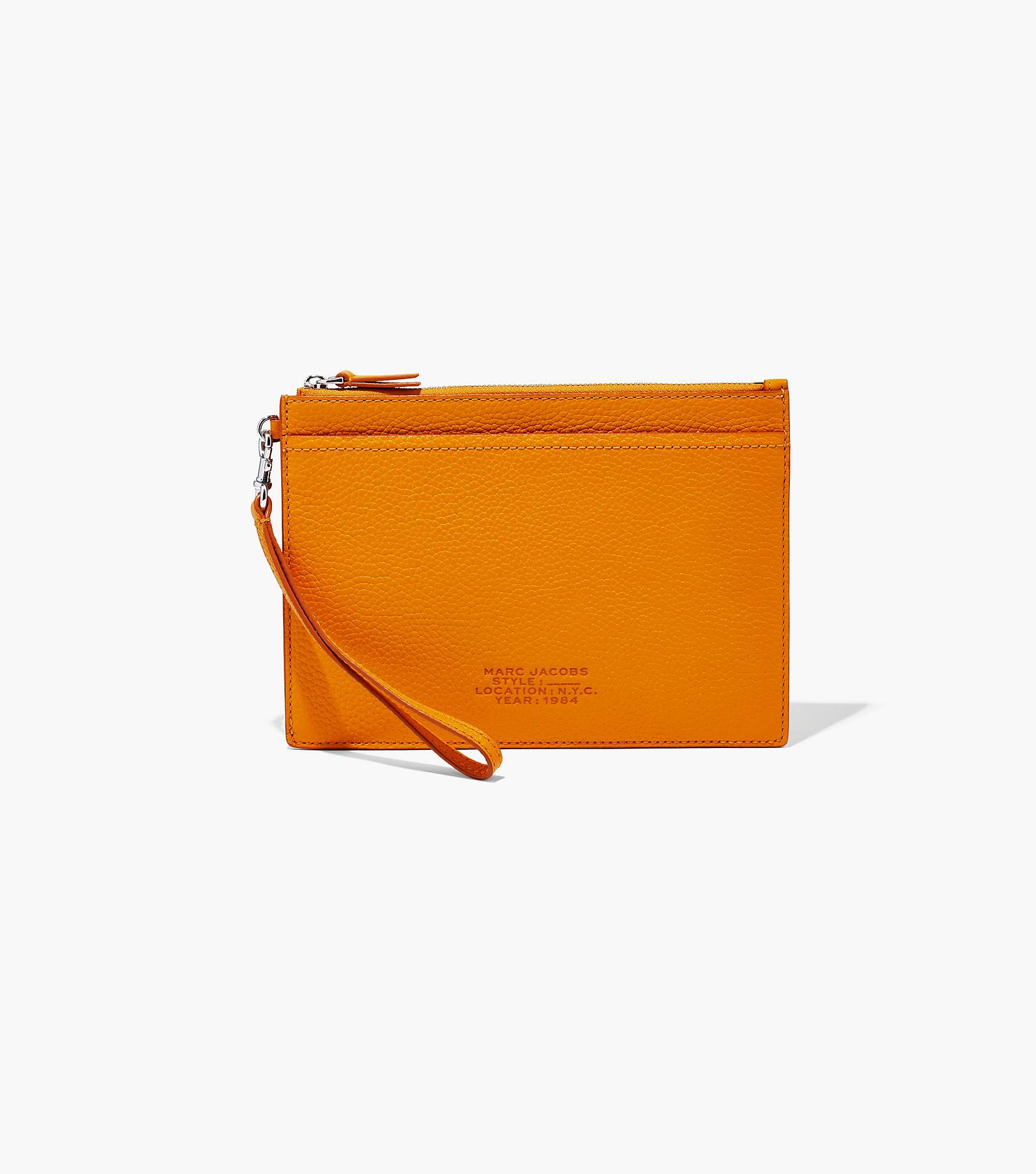 The Leather Small Wristlet(null)
