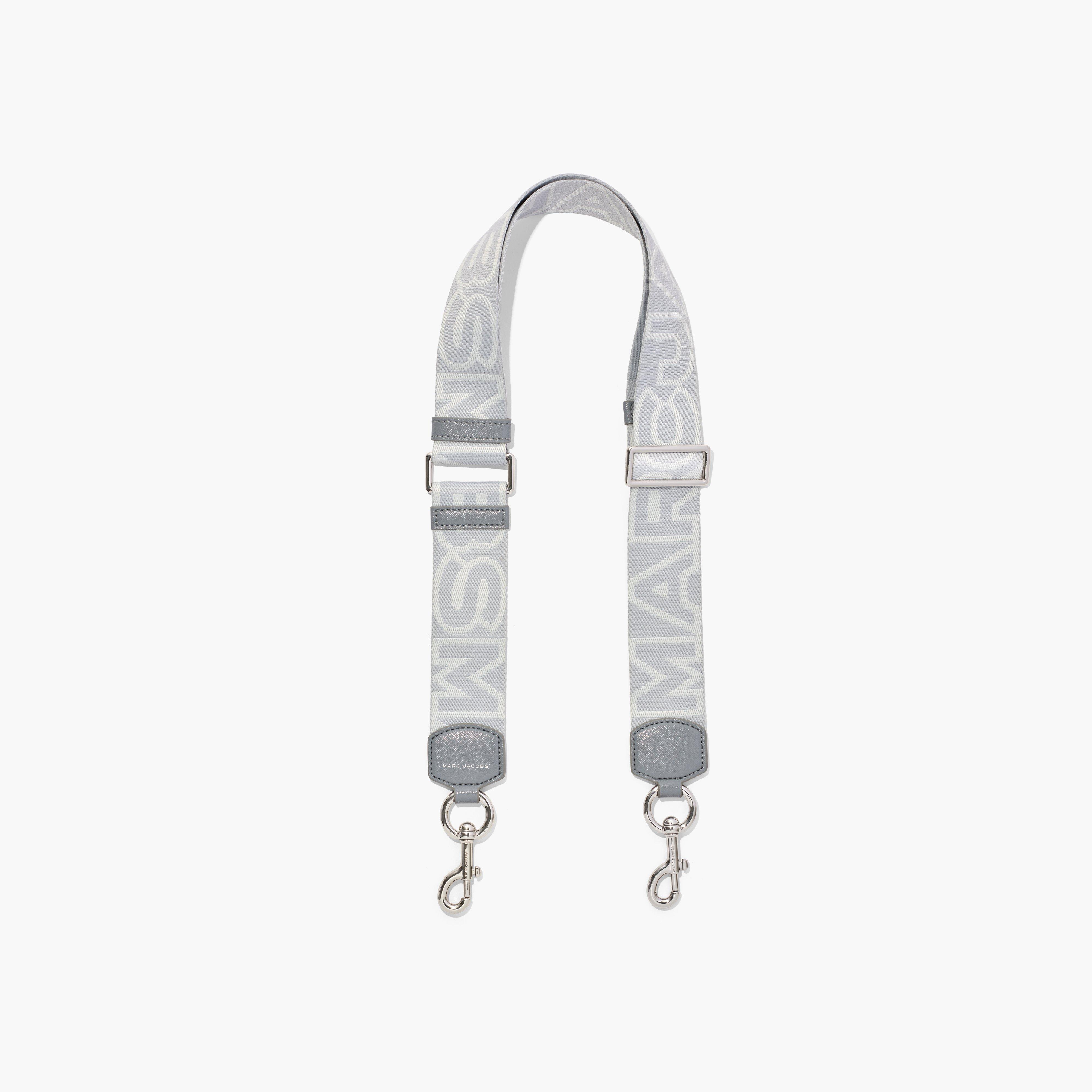Marc by Marc jacobs The Outline Logo Webbing Strap,WOLF GREY MULTI