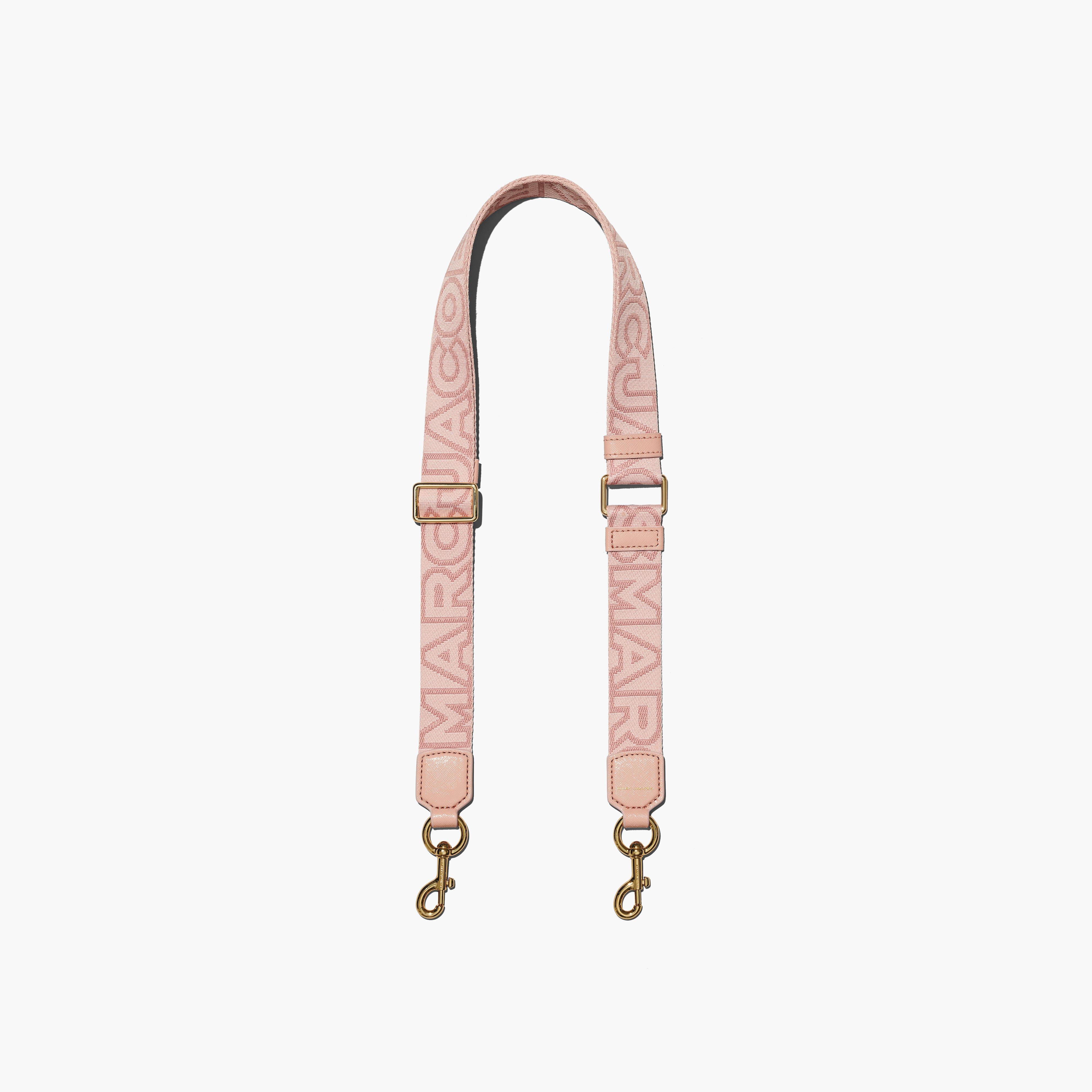 Marc by Marc jacobs The Thin Outline Logo Webbing Strap,ROSE MULTI