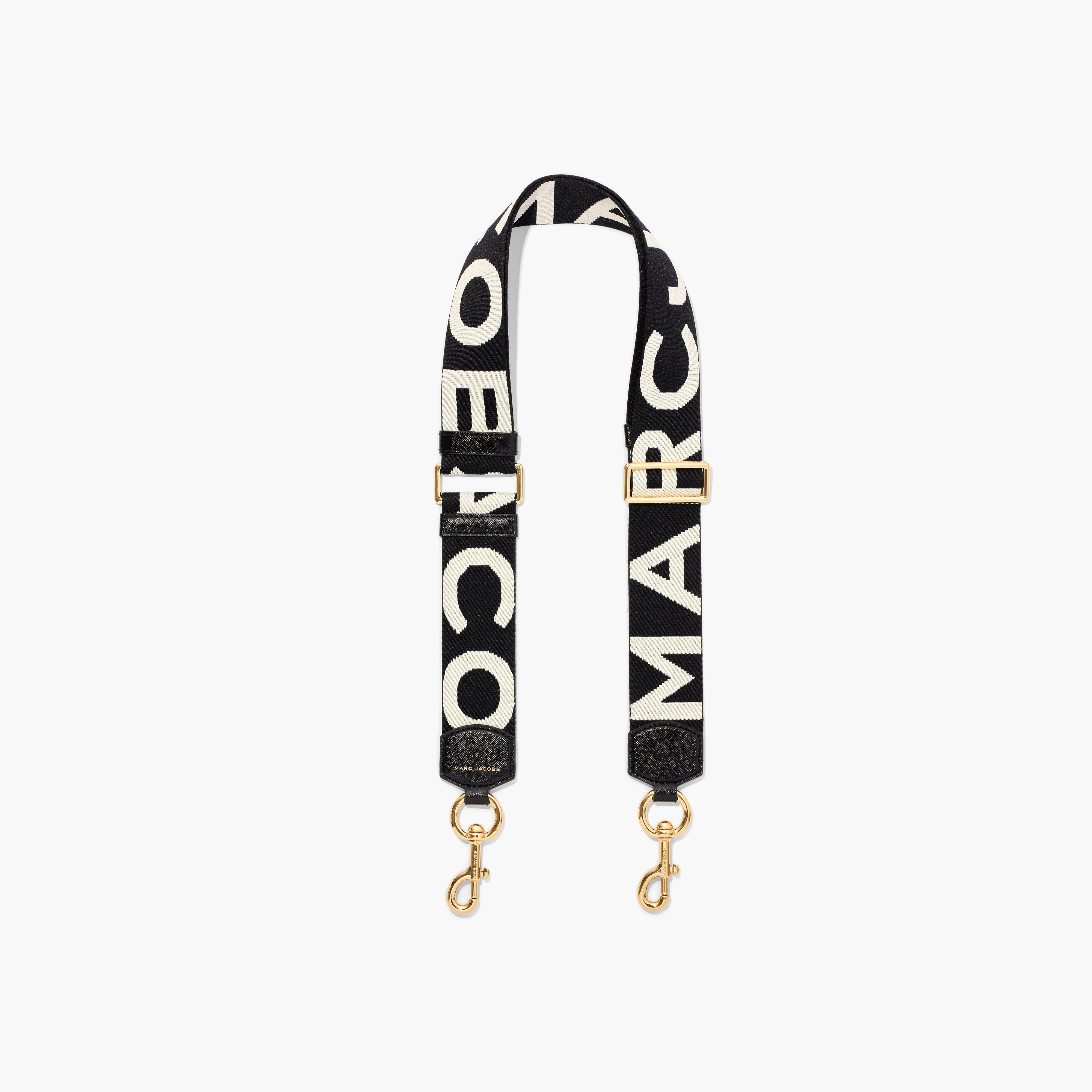Marc by Marc jacobs The Logo Webbing Strap,BLACK/WHITE