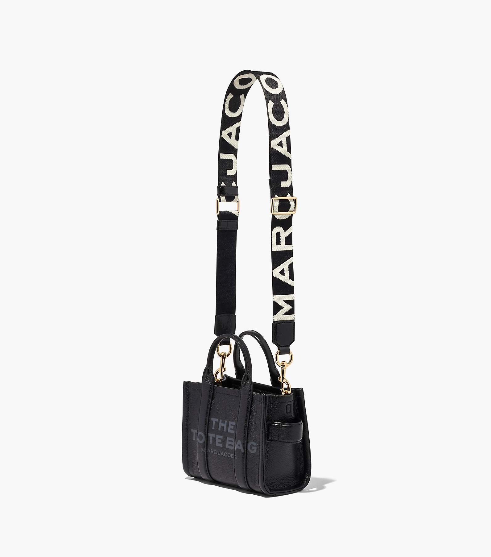 Marc Jacobs The Logo Strap Snapshot Bag in Black