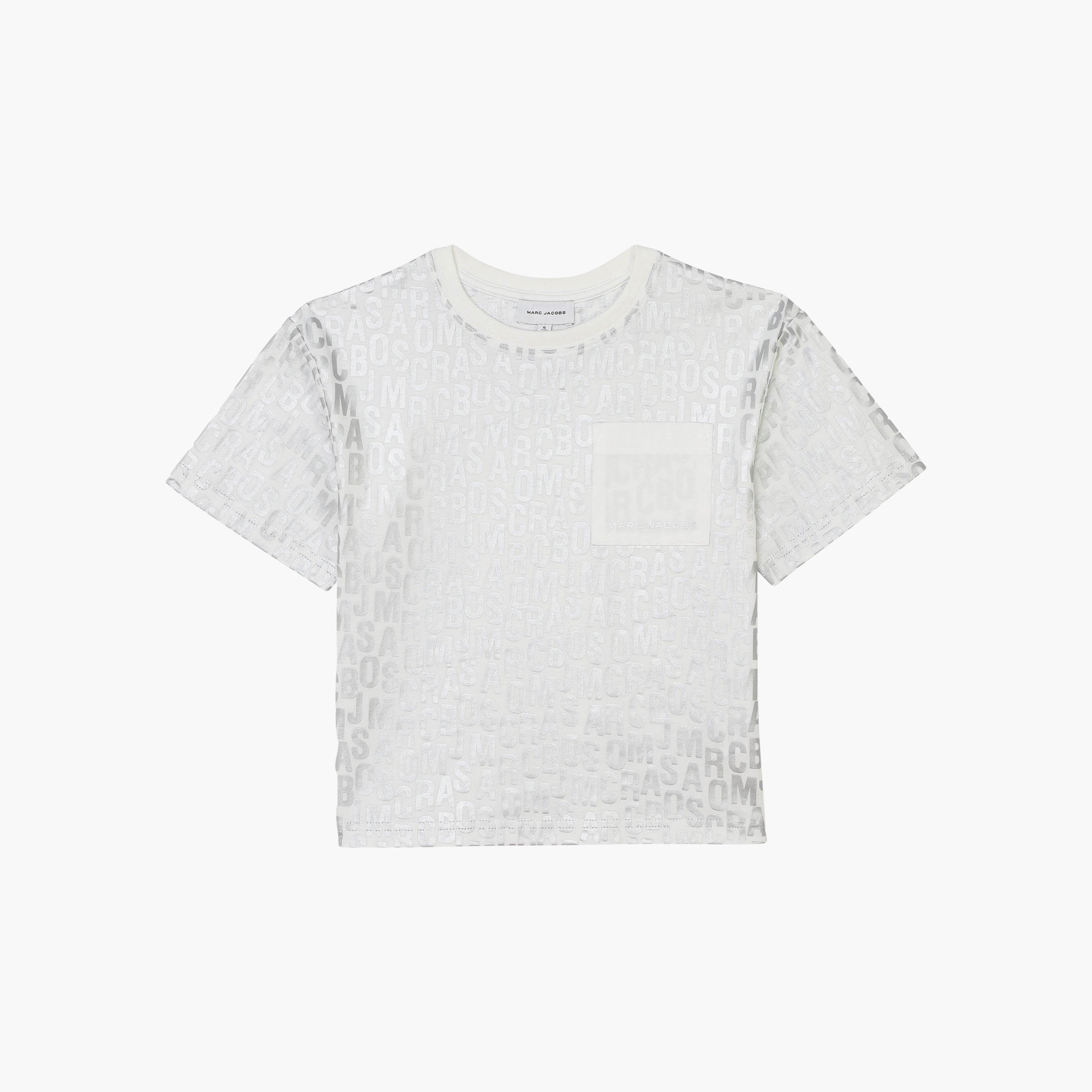 The Jumbled Monogram Metallic TShirt Marc Jacobs Official Site