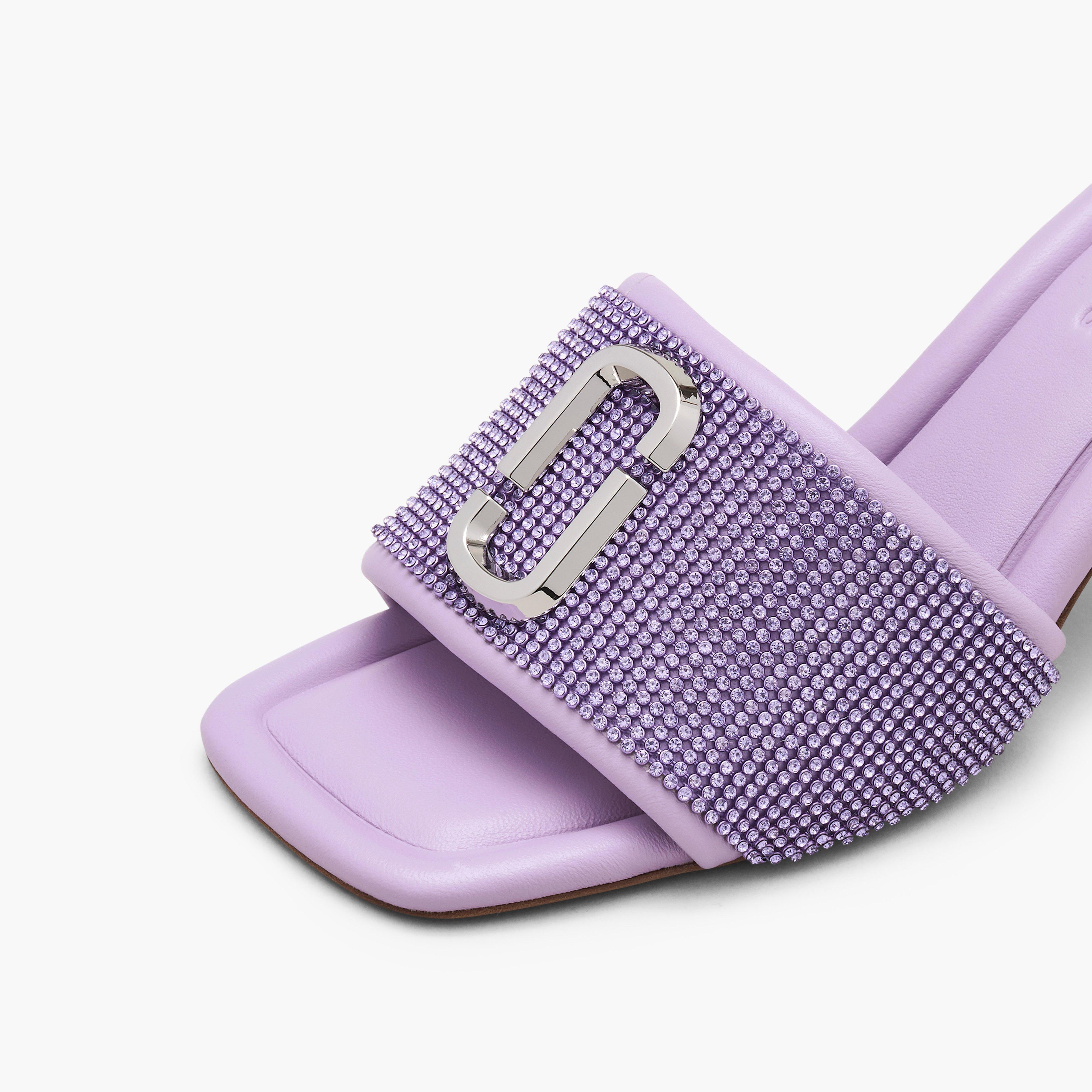 The Rhinestone J Marc Heeled Sandal | Marc Jacobs | Official Site