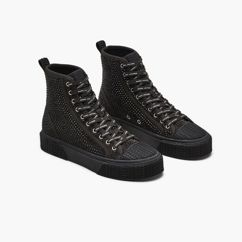 Crystal speed sale knee high sneakers