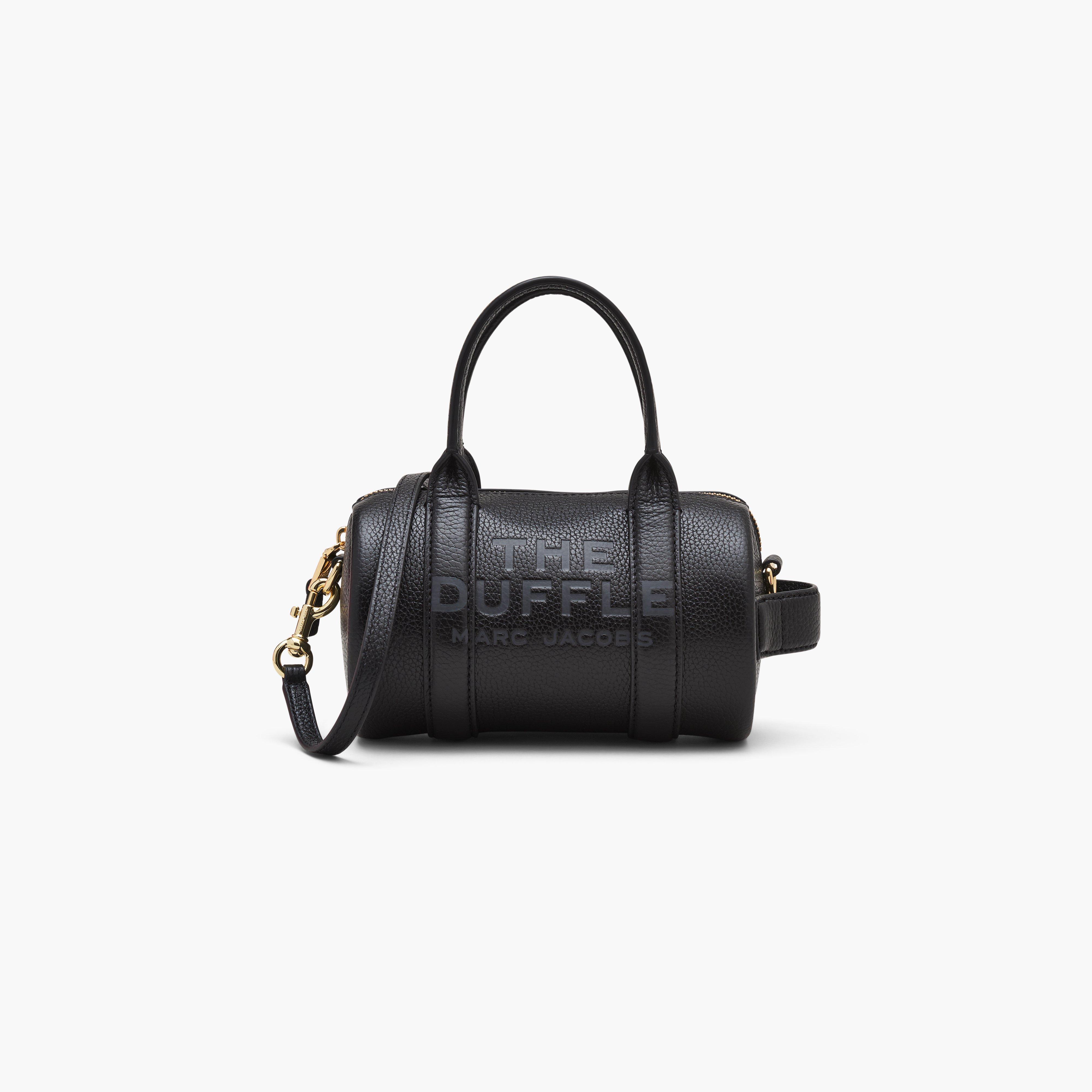 Marc by Marc jacobs The Leather Mini Duffle Bag,BLACK
