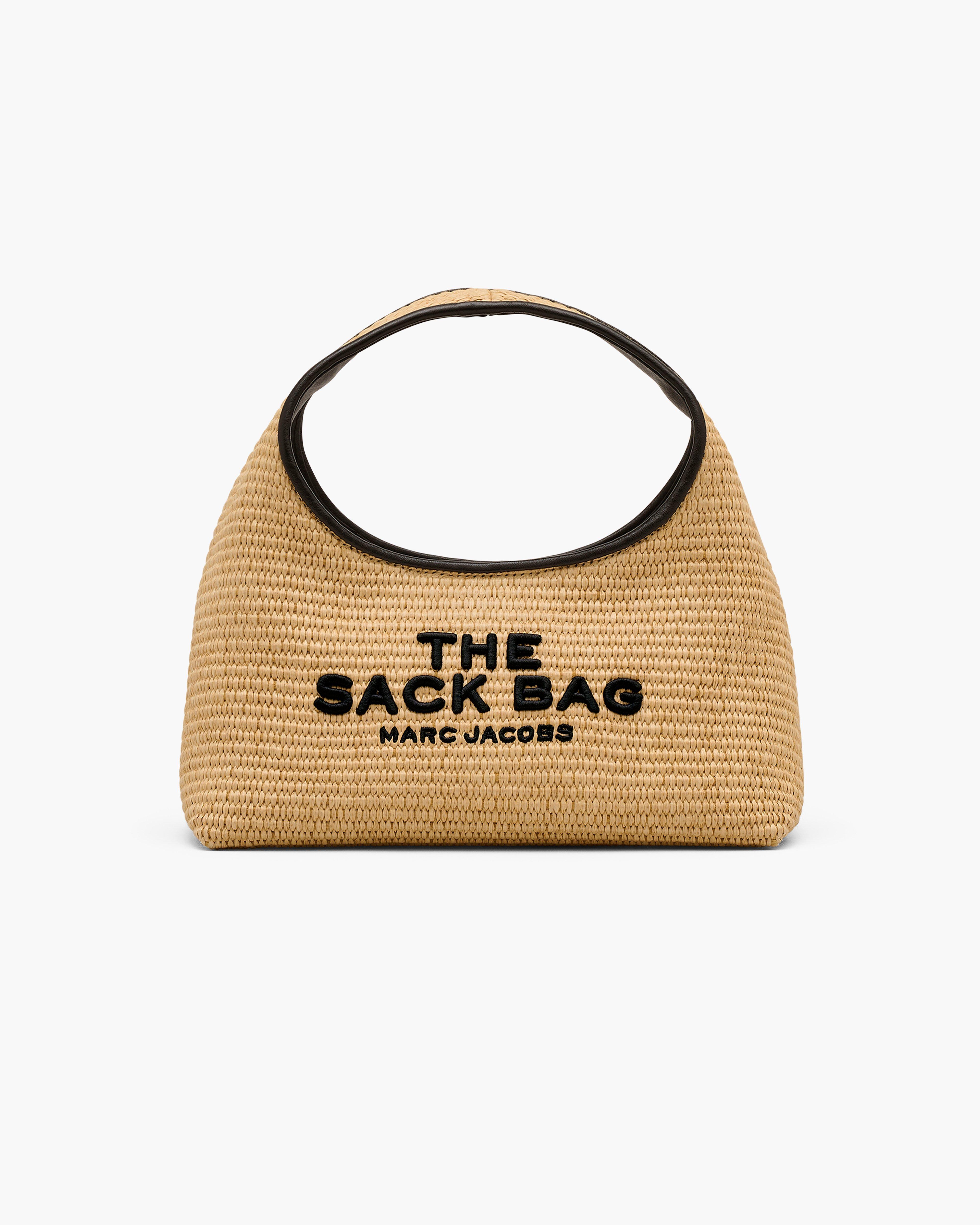 MARC JACOBS Marc Jacobs The Woven Mini Sack Bag in Natural