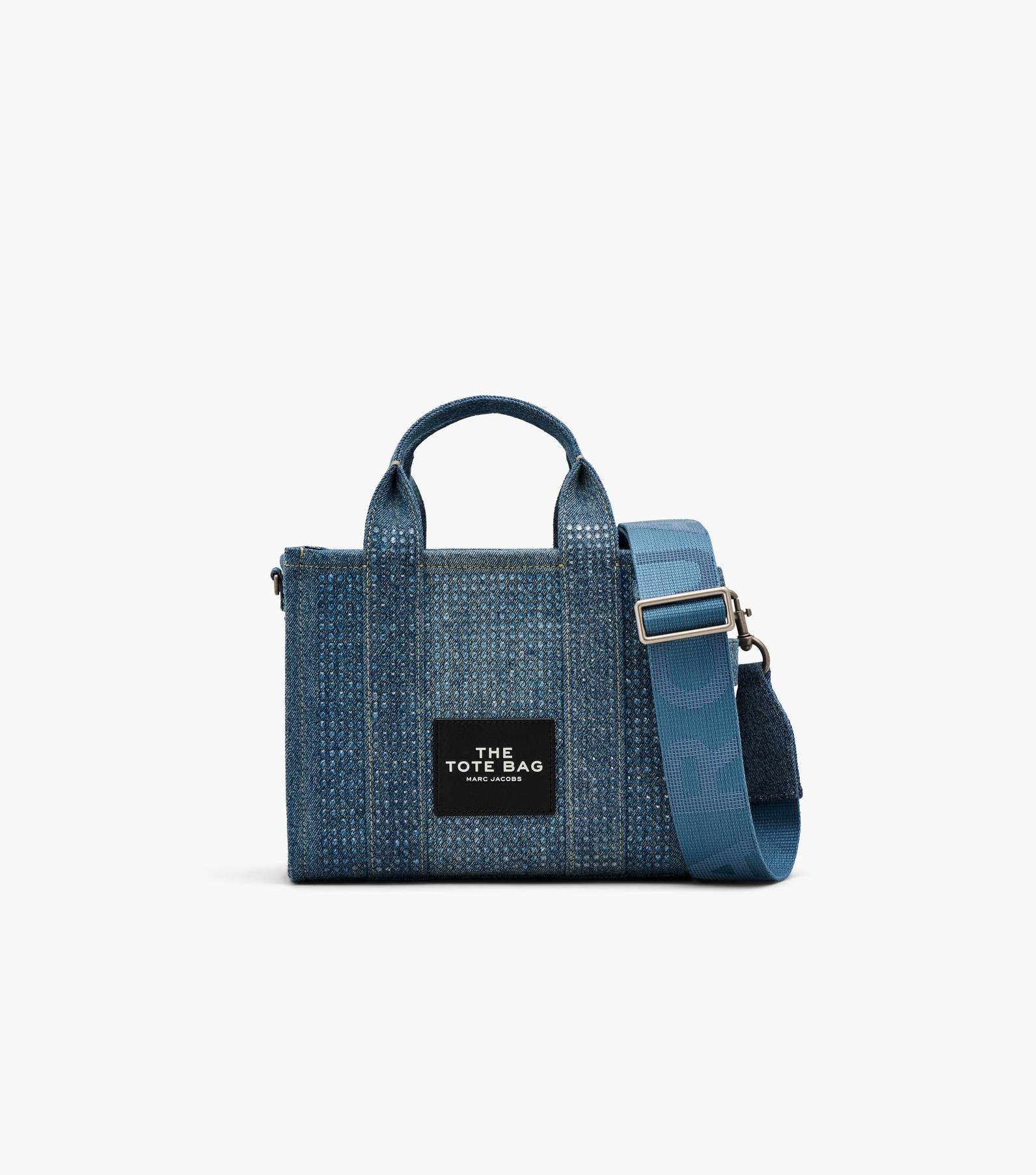 The Crystal Denim Small Tote Bag(null)
