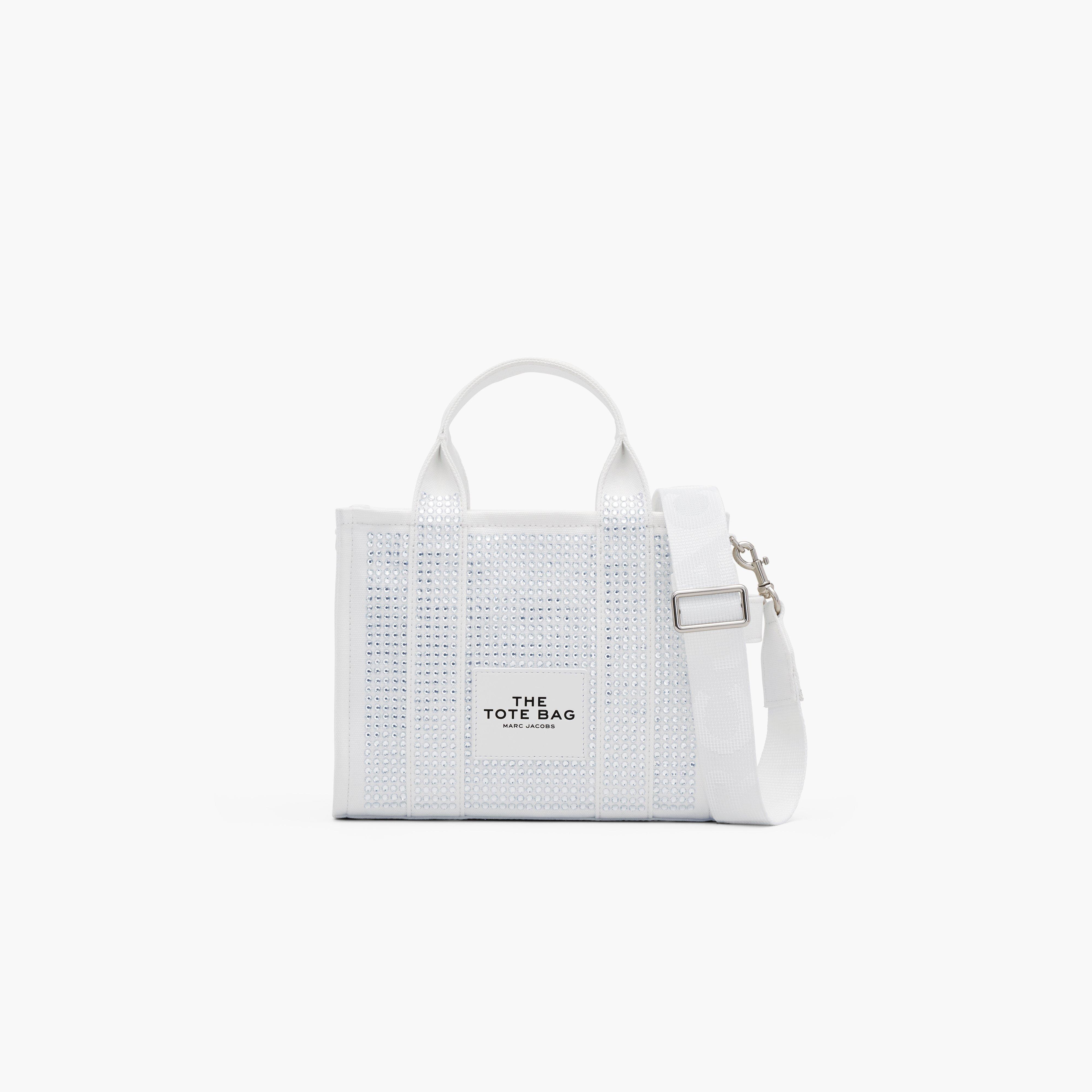 Marc by Marc jacobs The Crystal Canvas Small Tote Bag,WHITE Crystal