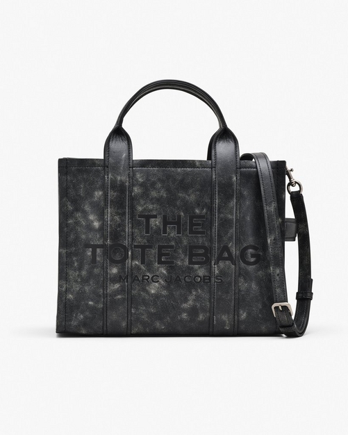 The Distressed Leather Medium Tote Bag Marc Jacobs Official Site