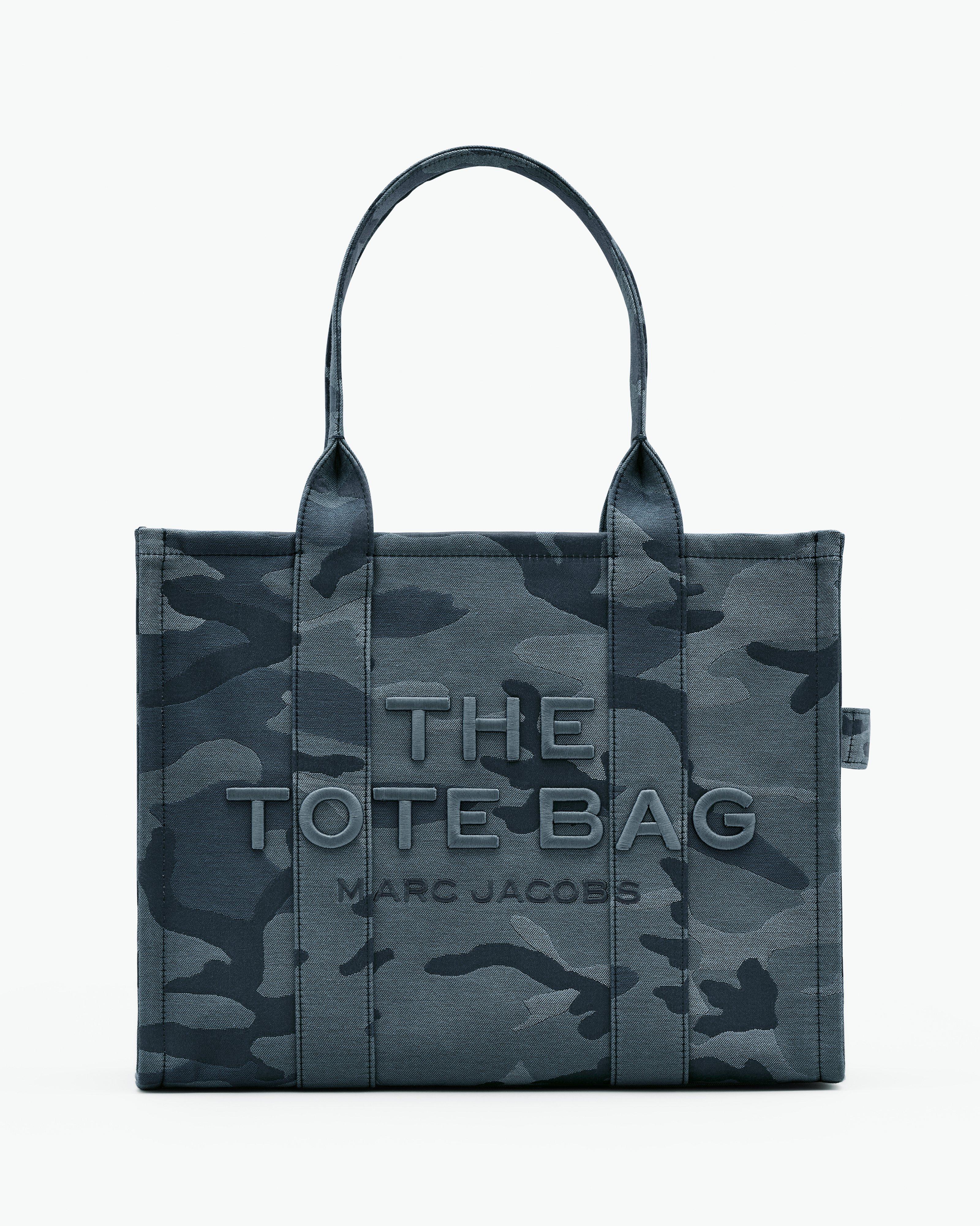 MARC JACOBS Marc Jacobs The Camo Jacquard Large Tote Bag in Blue Multi
