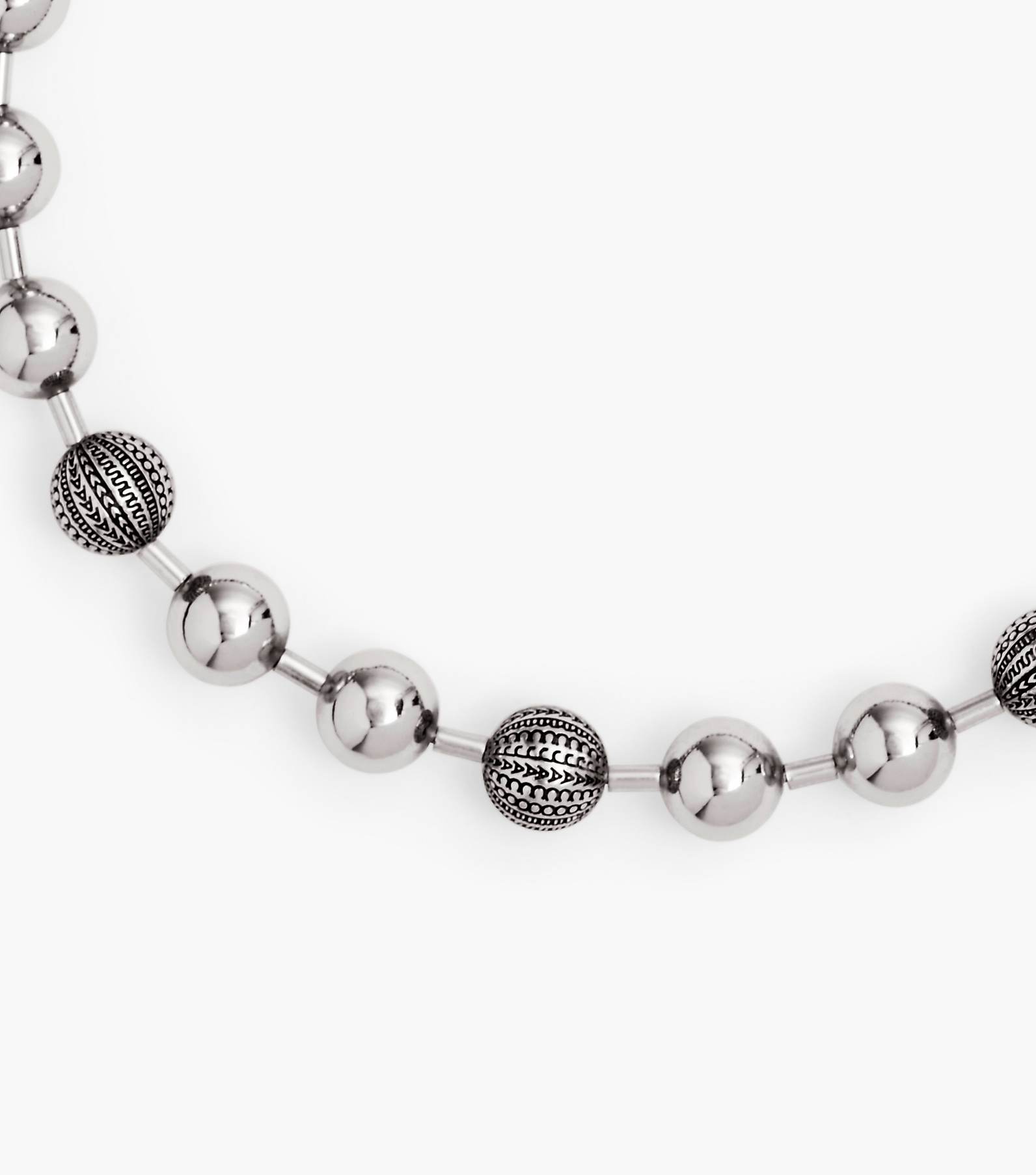 The Monogram Ball Chain Necklace(null)