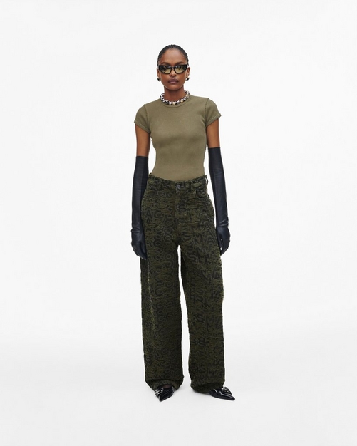 Distressed Monogram Oversized Jean | Marc Jacobs | Official Site