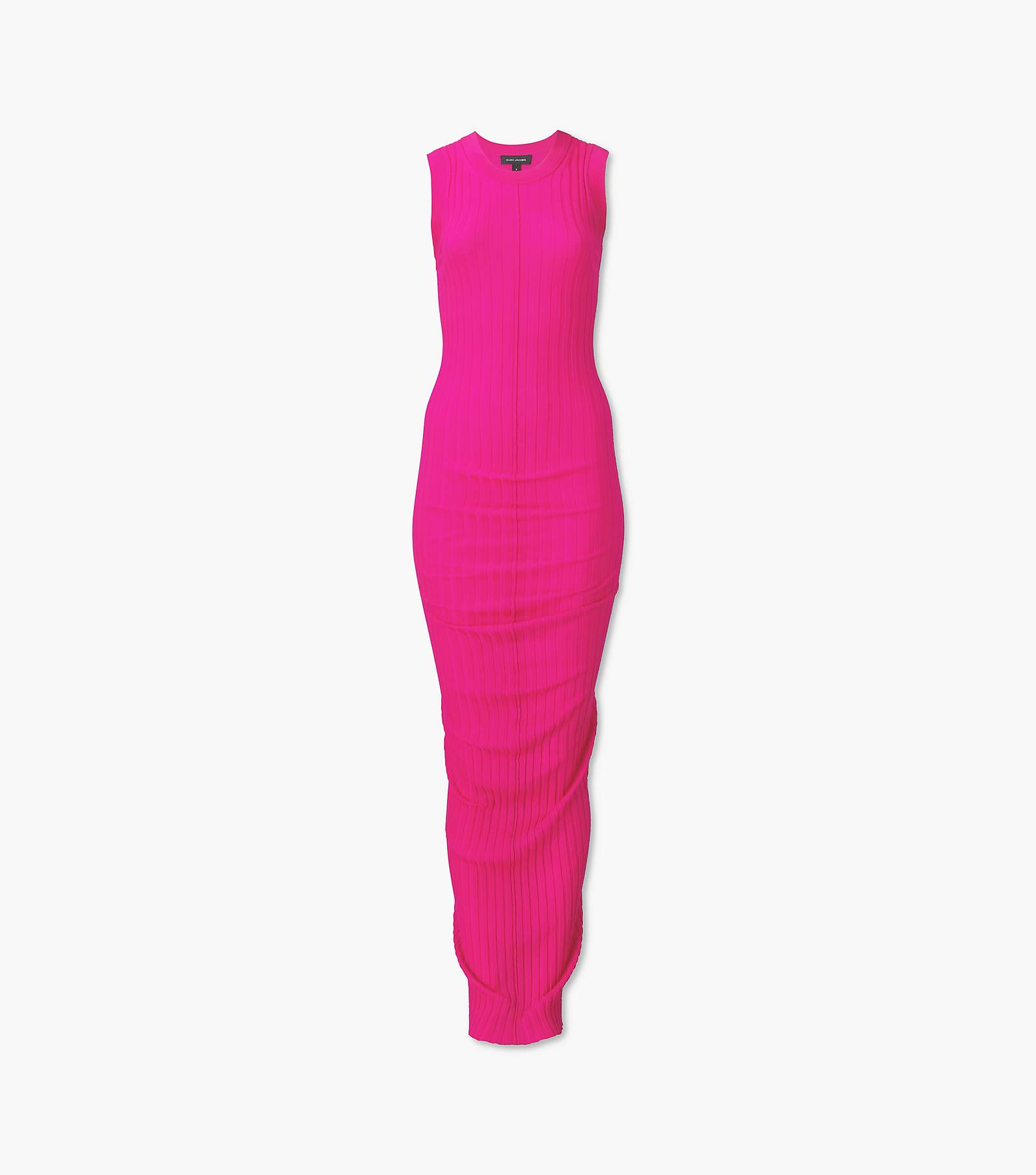 Fine Ribbed Merino Twisted Dress(null)