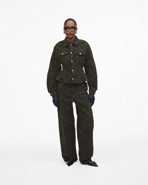 Distressed Monogram Flare Jacket | Marc Jacobs | Official Site