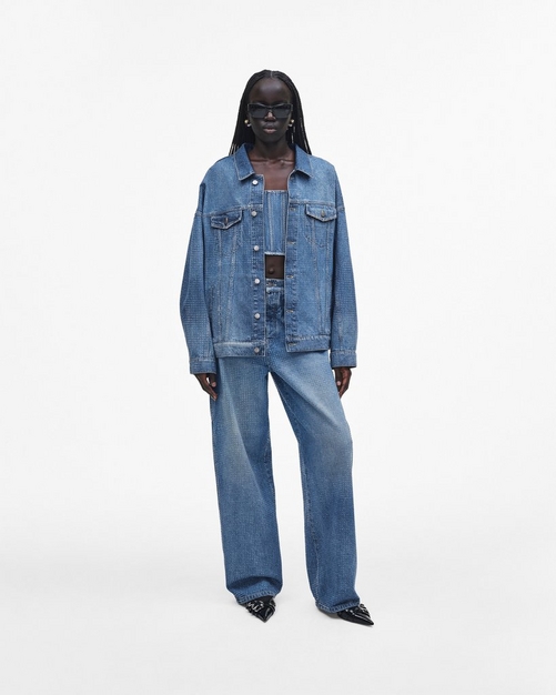 Crystal Denim Big Trucker Marc Jacobs Official Site