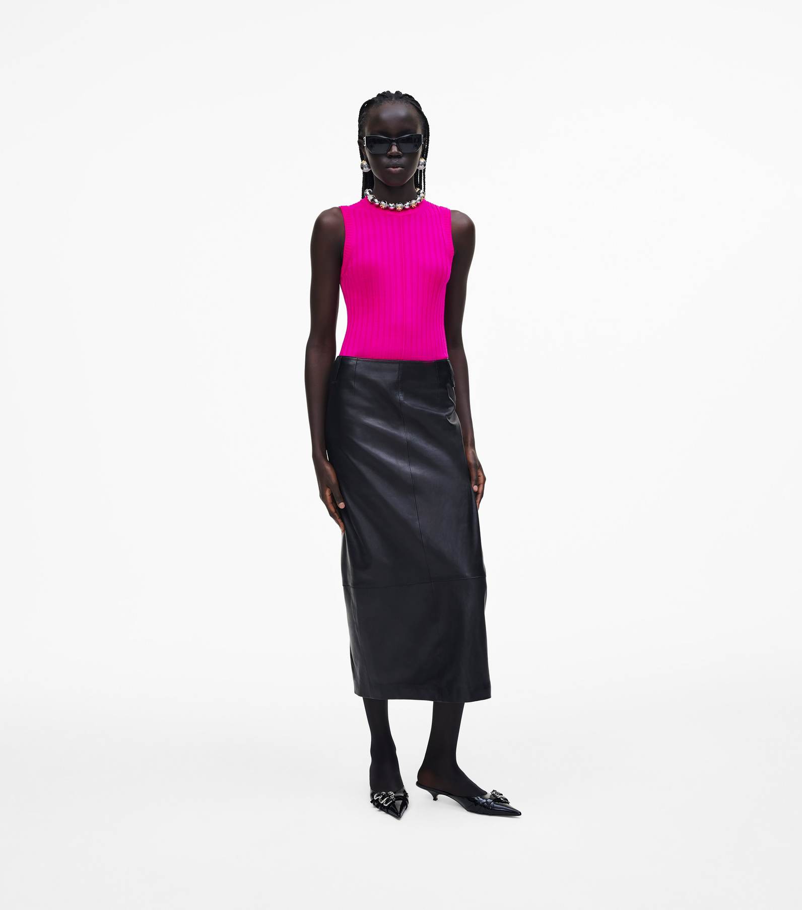 Leather Slim Skirt | Marc Jacobs | Official Site