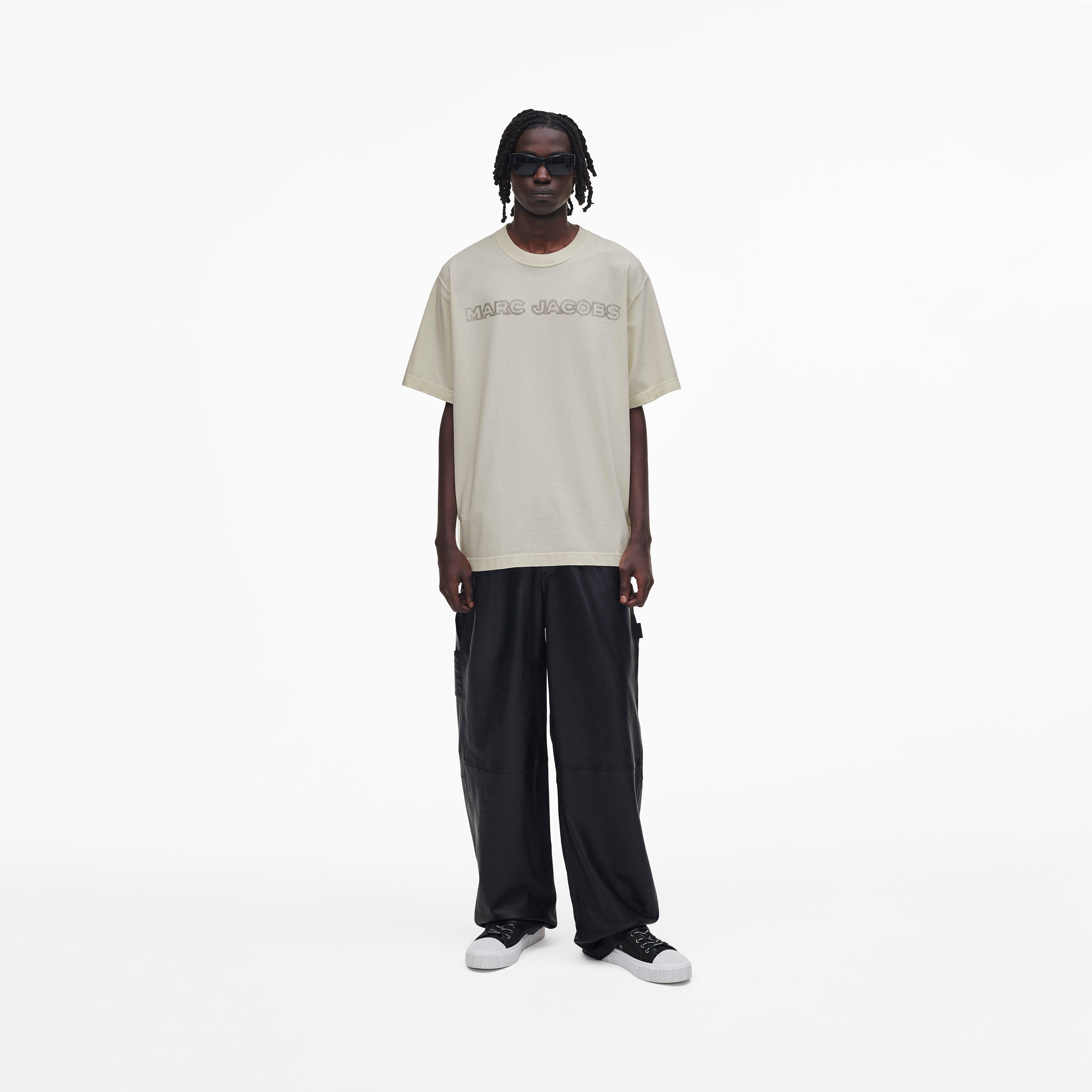 新品】MARC JACOBSクリスタル装飾 Tシャツ サイズS トップス｜半袖(T 