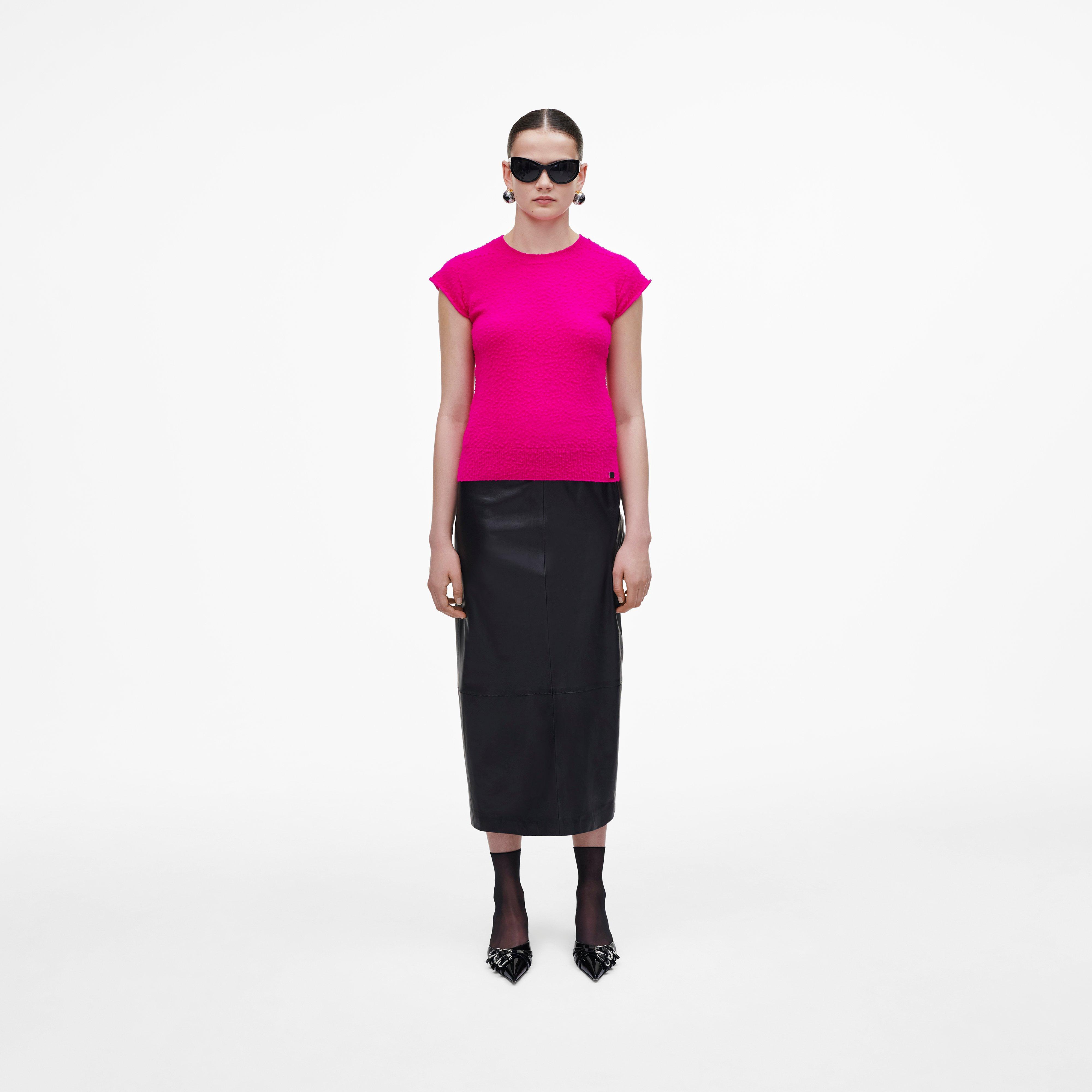 Marc by Marc jacobs Pilled Cap Sleeve Vest,HOT PINK