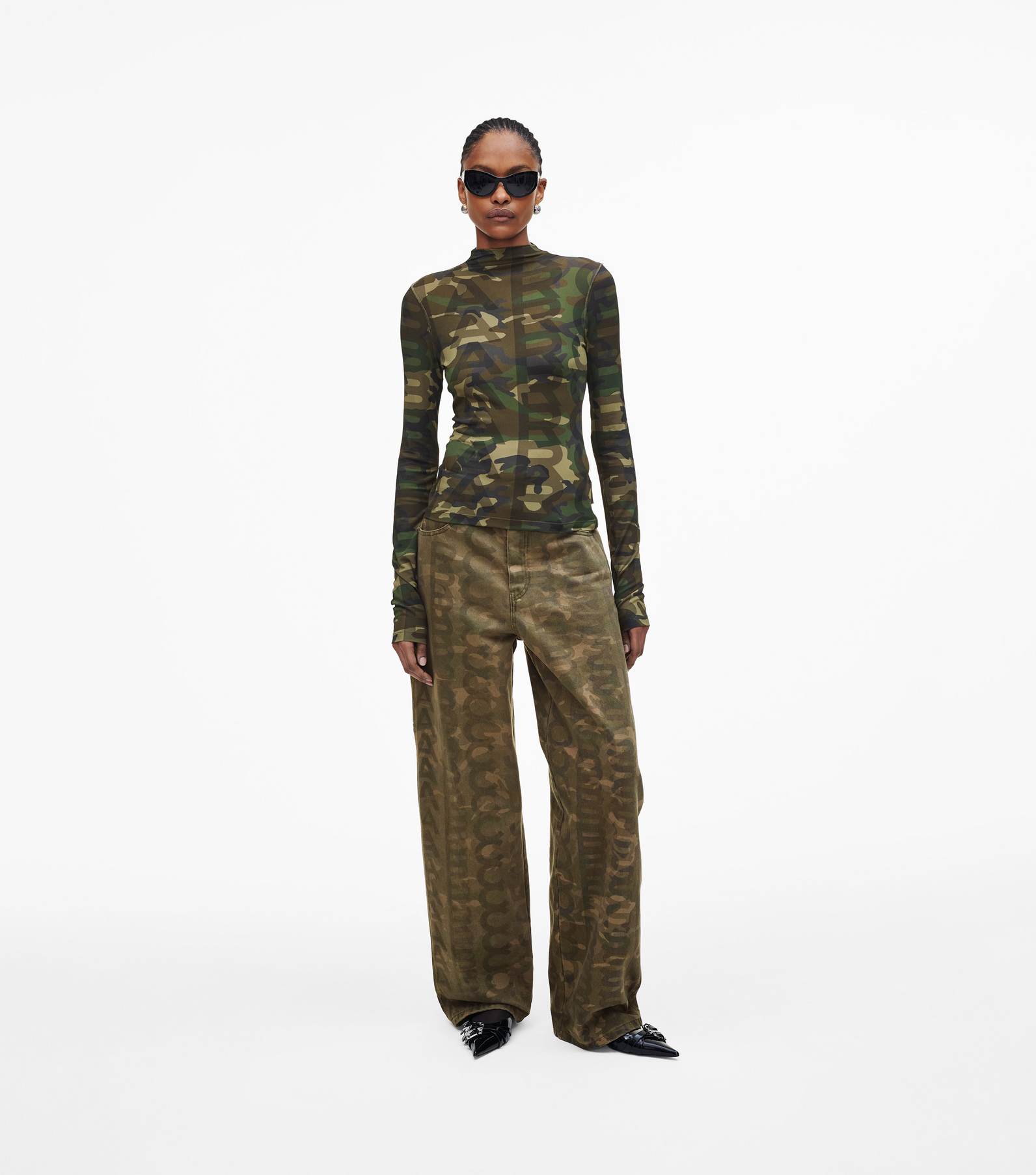 Camo Sheer Long Sleeve | Marc Jacobs | Official Site